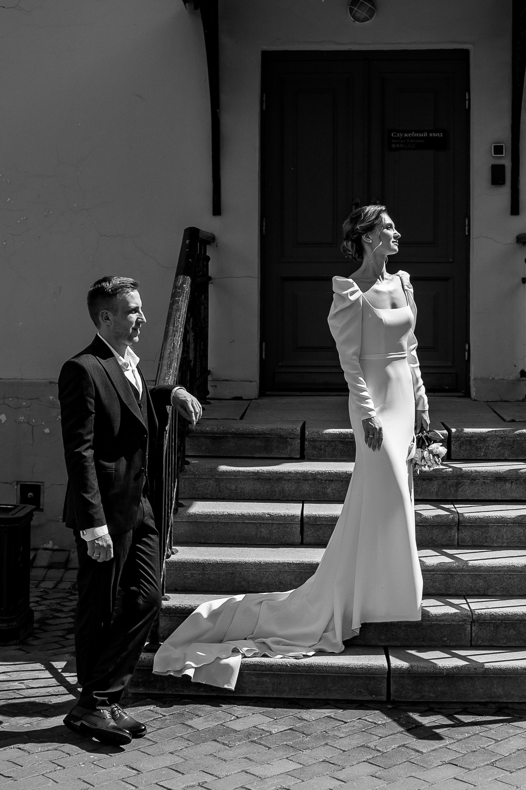 Свадебные сборы и фотосессия в отеле Милан. Свадебный фотограф Москва — Сергей и Татьяна