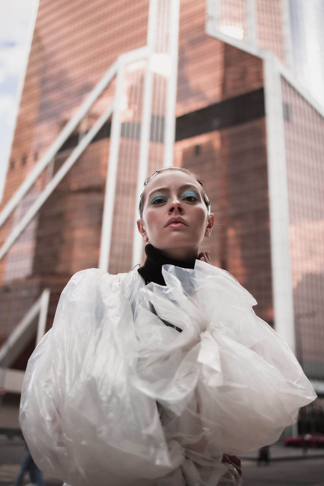 Стрит съёмка Москва Сити