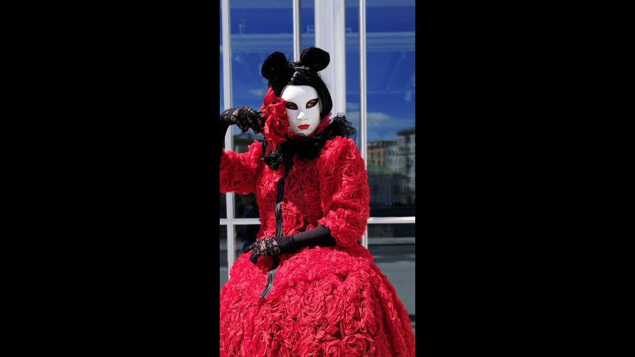 Видео (1). Мимы и Ходулисты на встречу гостей. Москва