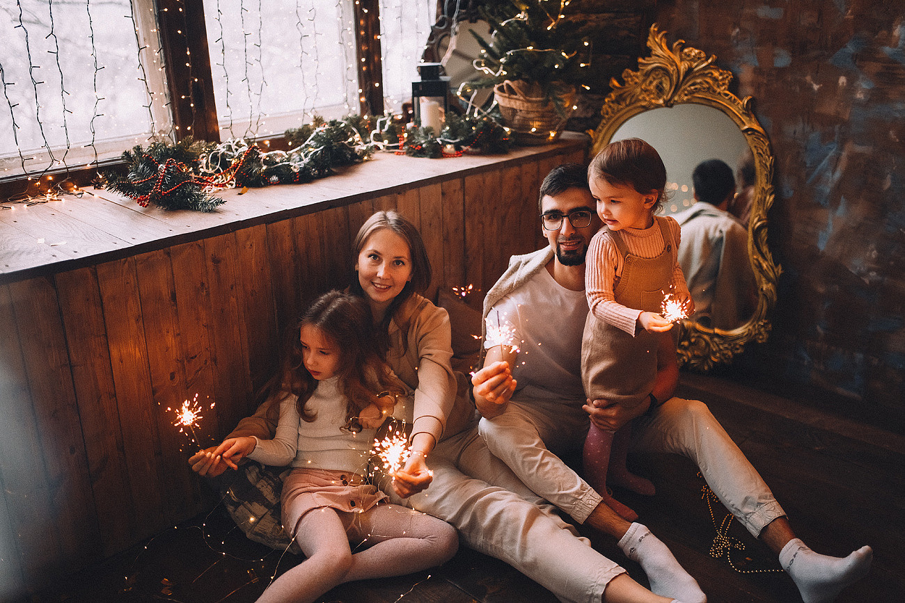 Веселая новогодняя. Свадебный и семейный фотограф Москва Екатерина Верижникова