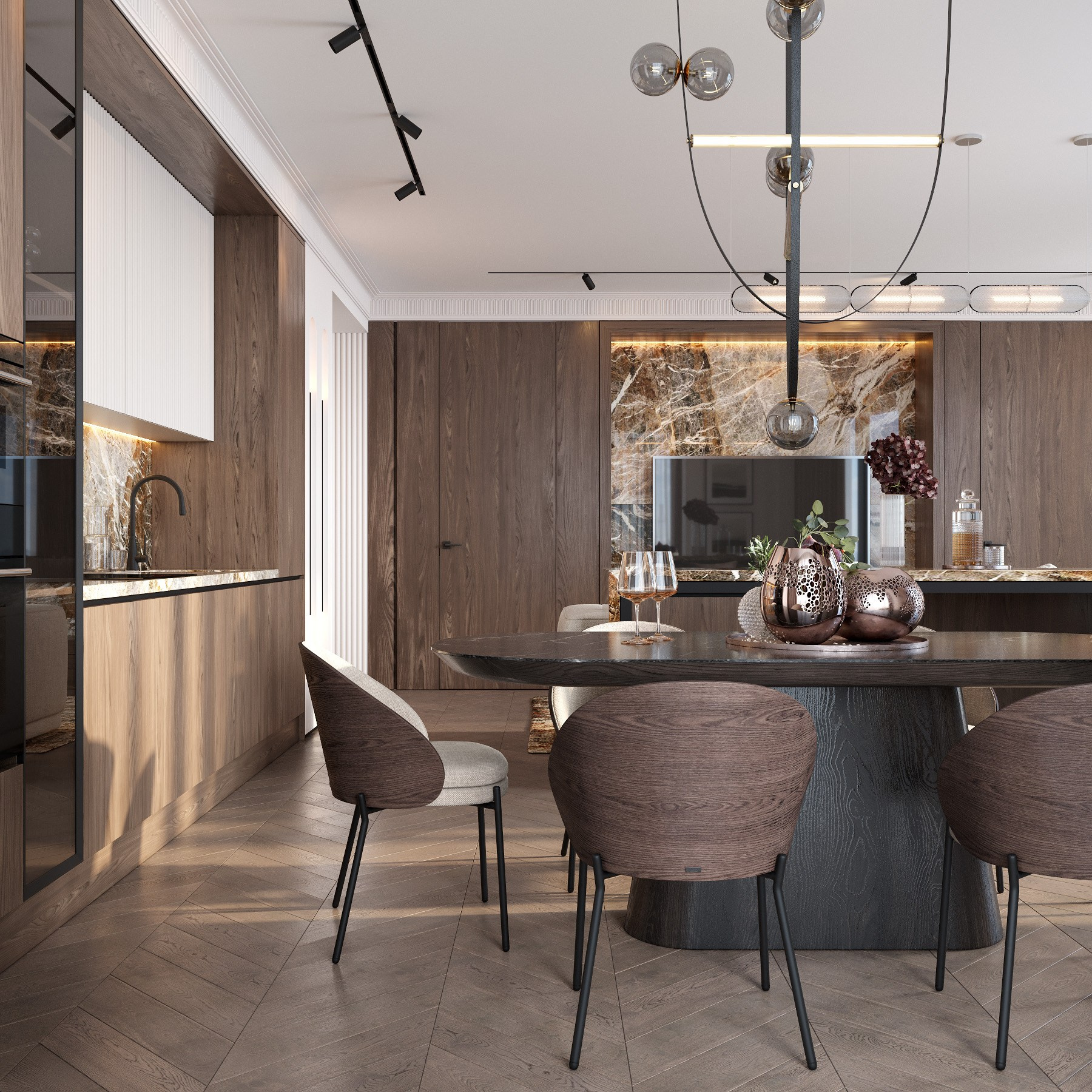 ЖК Sky House 3. Дизайн интерьера в Москве