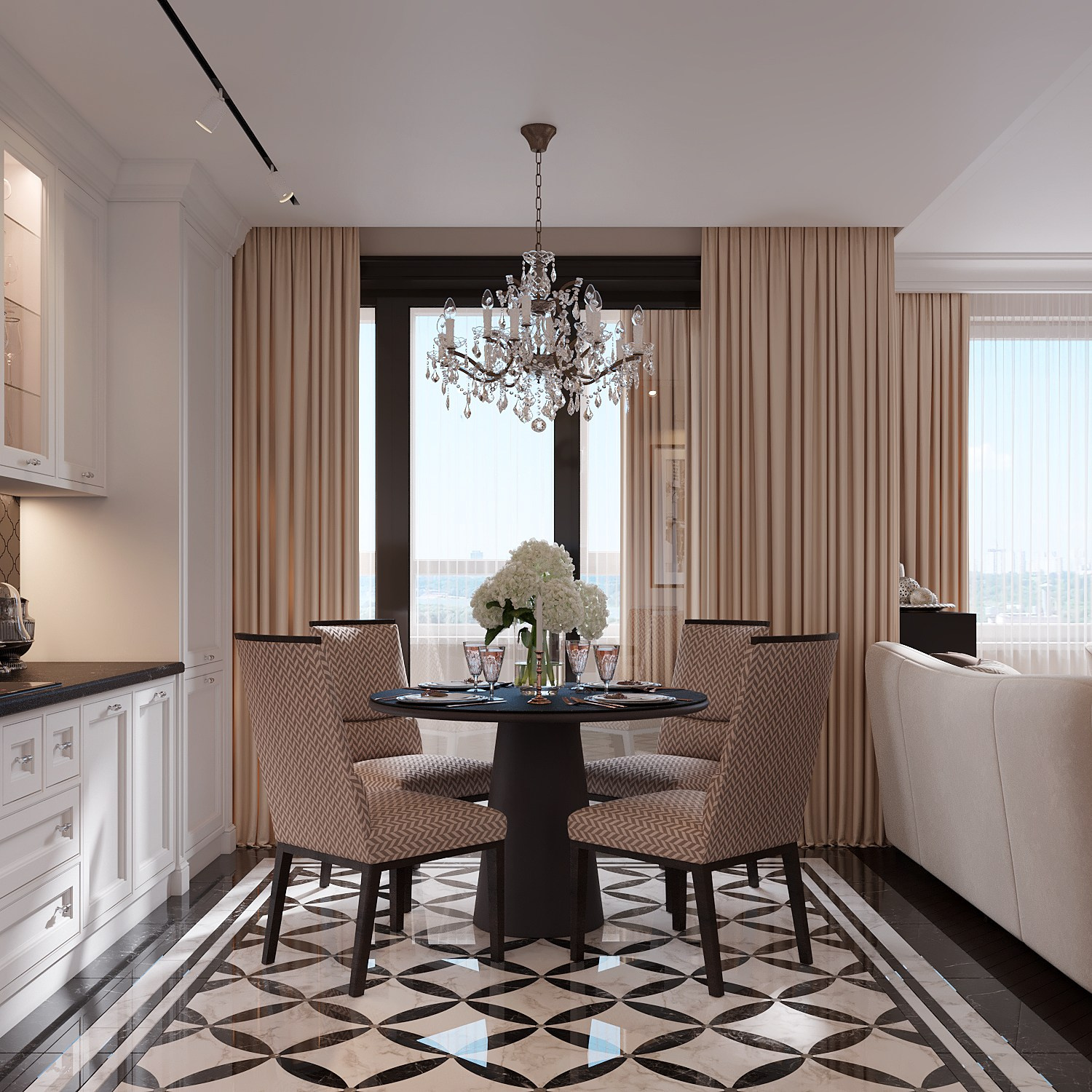 Квартира в стиле Ralph Lauren. Дизайн интерьера в Москве