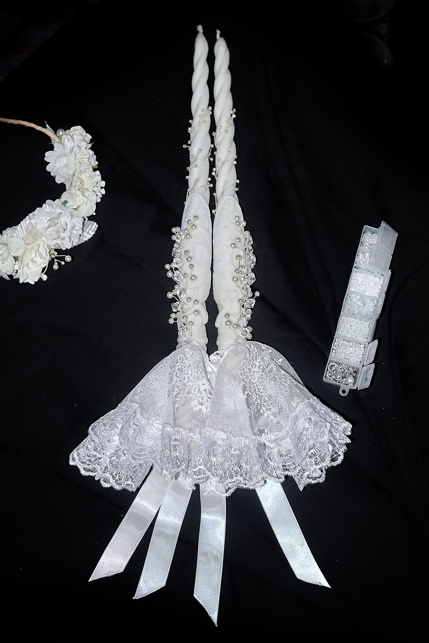 Подсвечники (салфетки). Фотограф на Крещение и Венчание в Одинцово