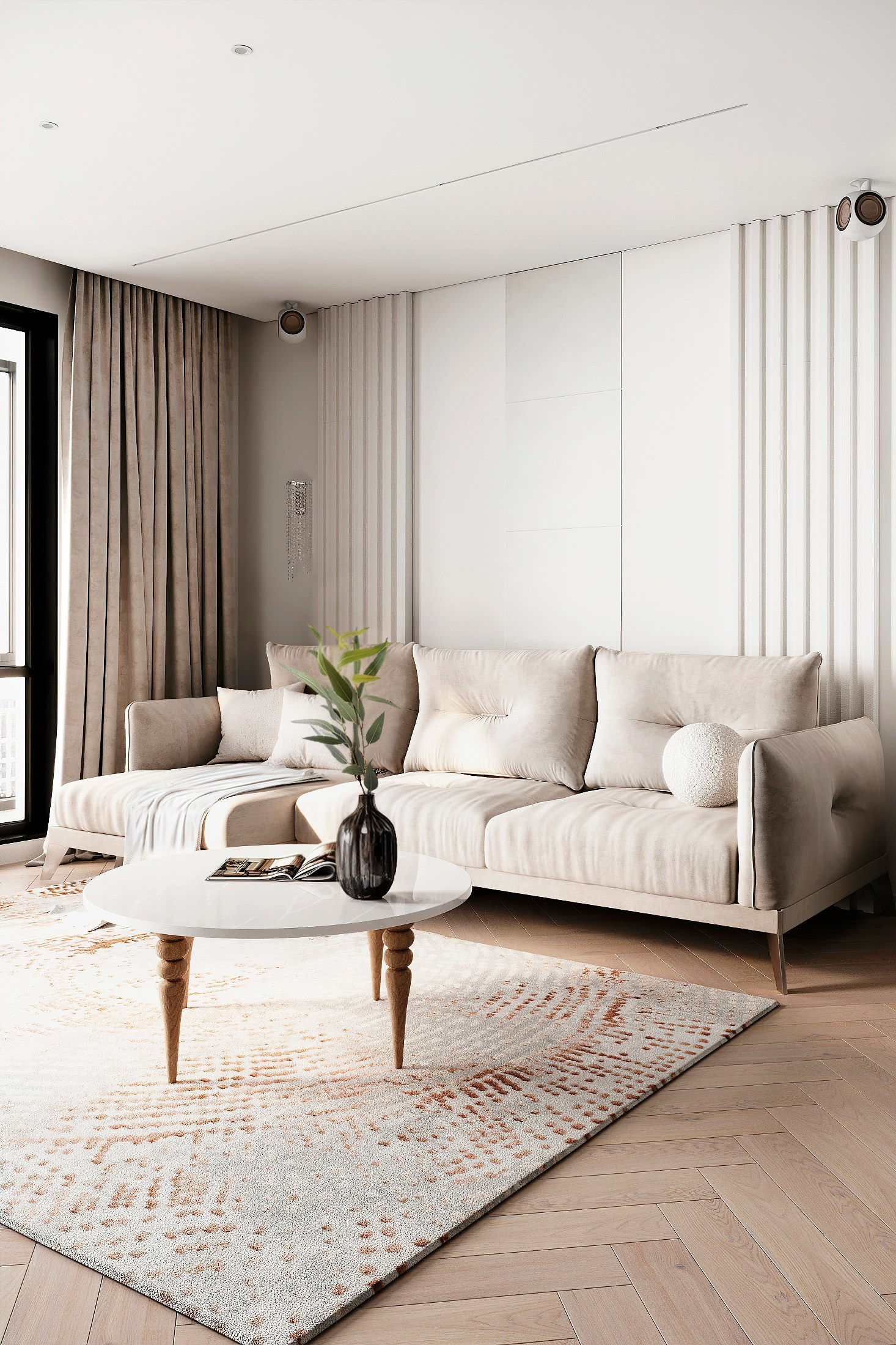 Квартира 103 м². Дизайнер интерьера Малюгина Ксения Санкт-Петербург