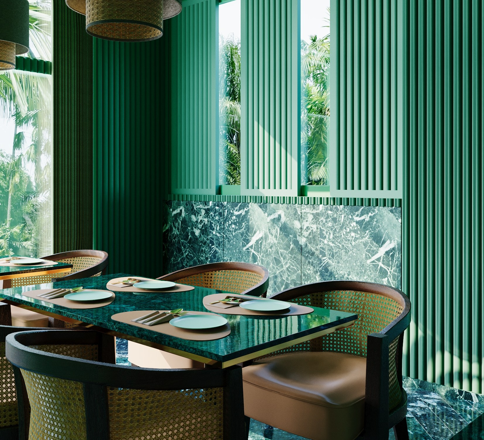 Визуализация кафе