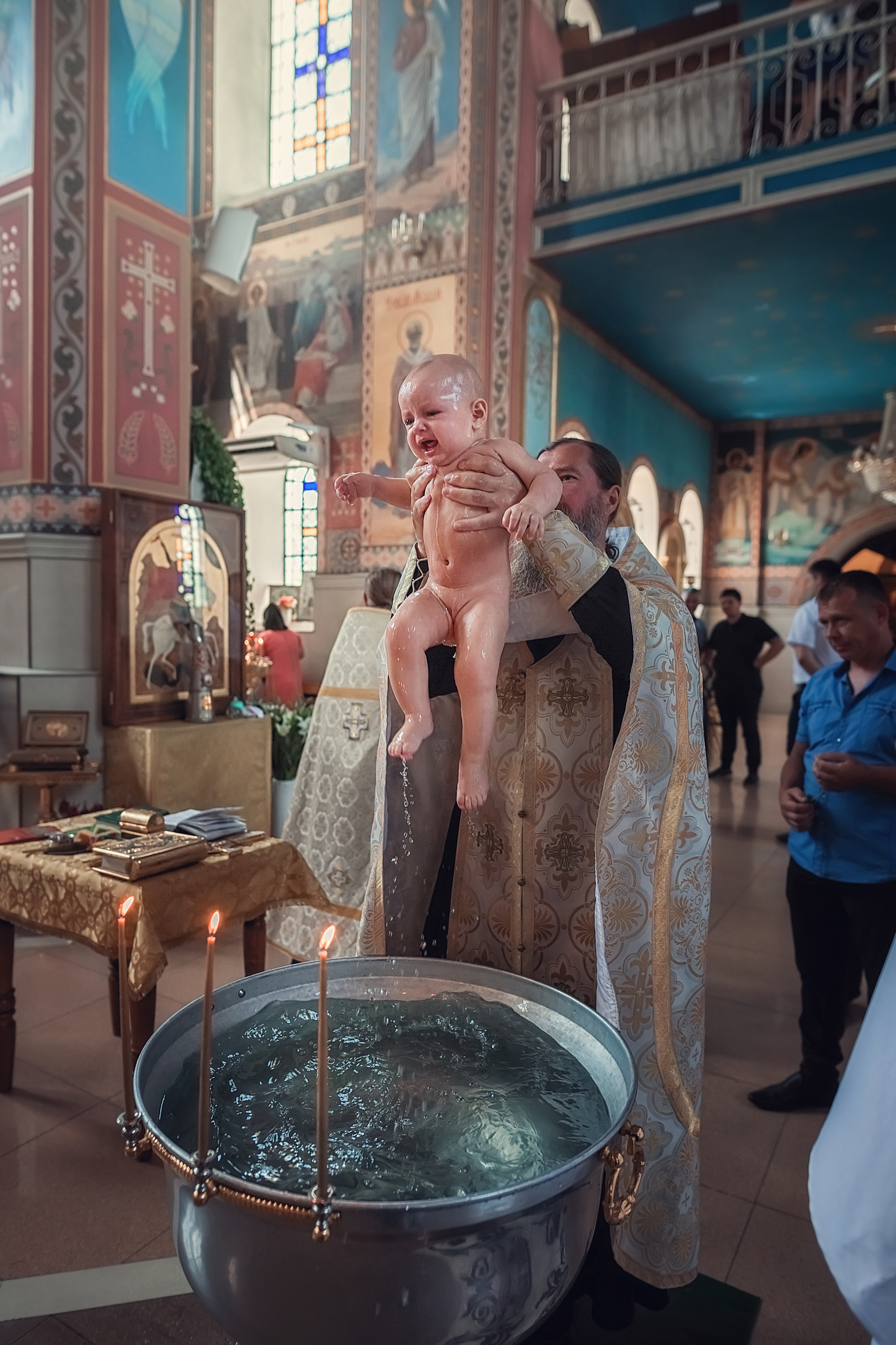 Крещение в ст. Новодонецкой. Семейный и детский фотограф Екатерина Савёлова