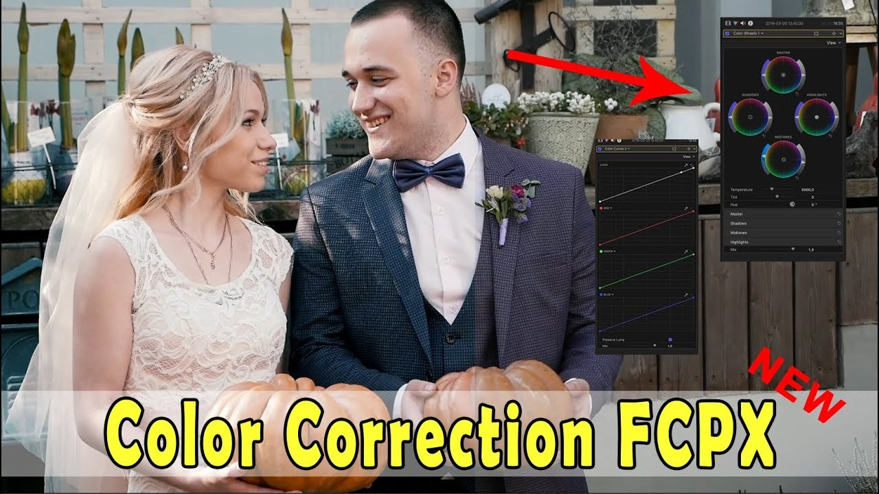 Цветокоррекция в новом FCPX!. Свадебный фотограф в Ярославле - Леонид Комаров