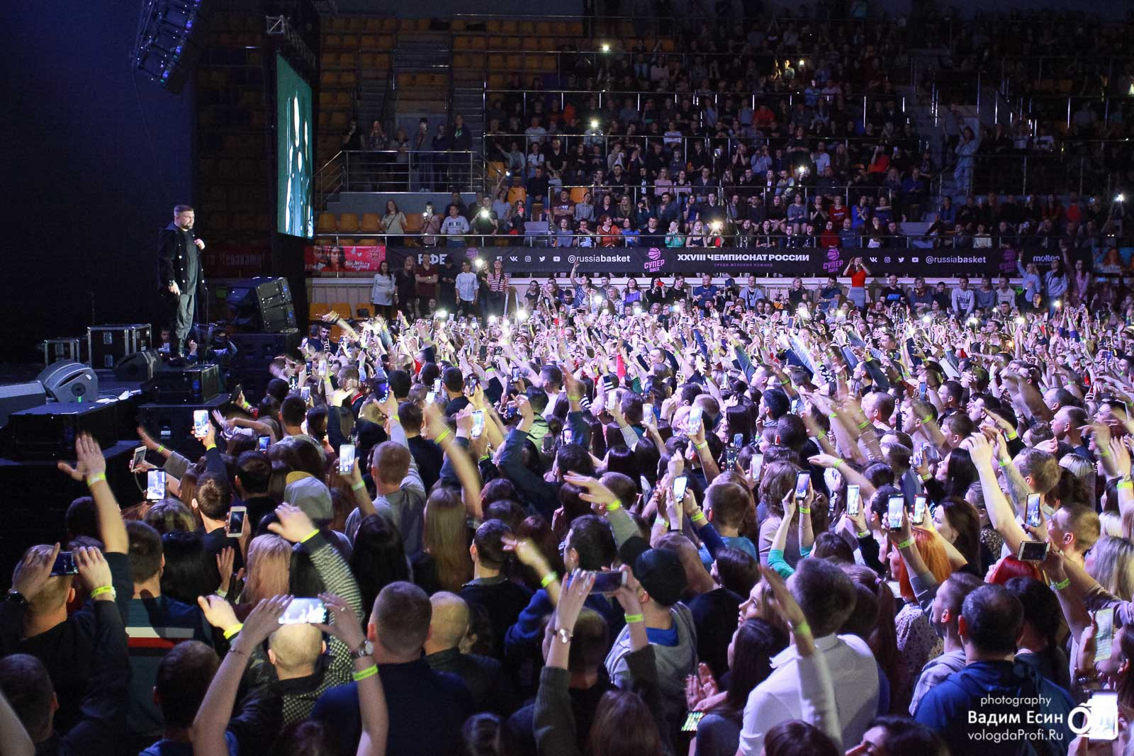 Съемка концерта в Вологде