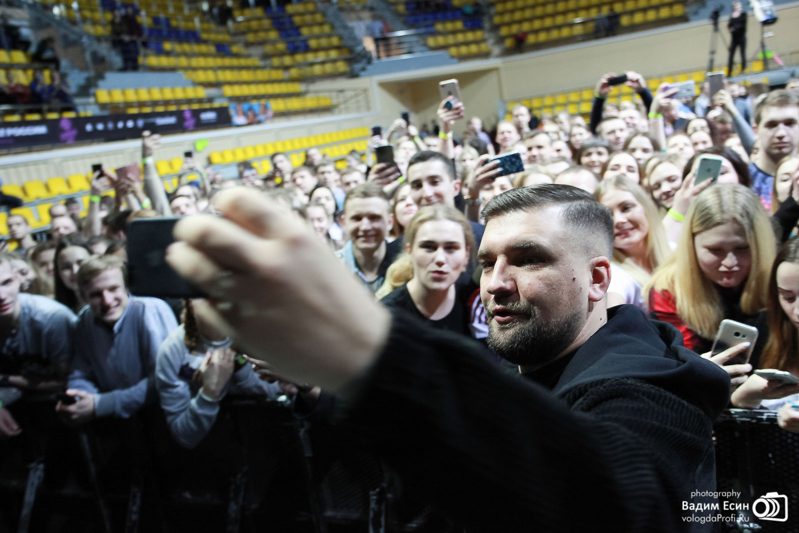 Съемка концерта в Вологде