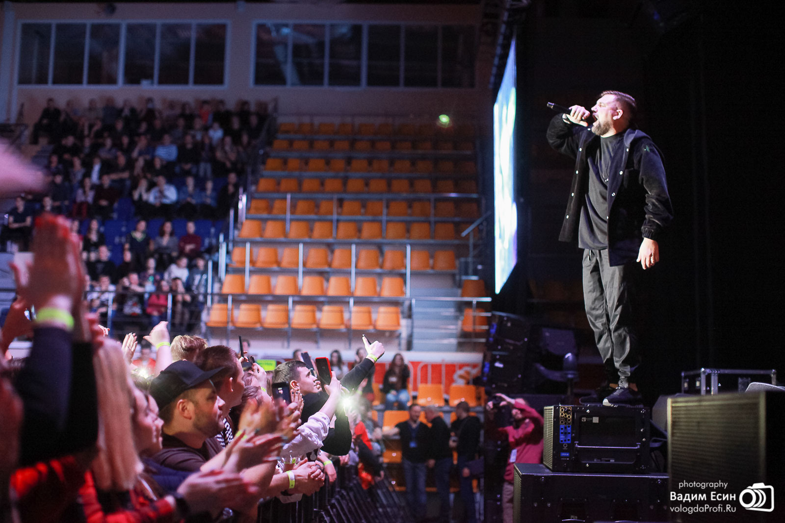 Съемка концерта в Вологде