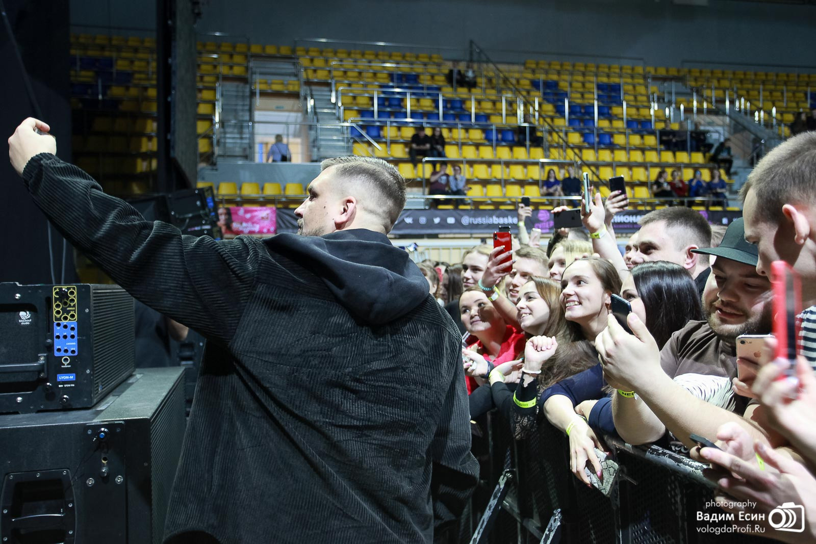 Съемка концерта в Вологде