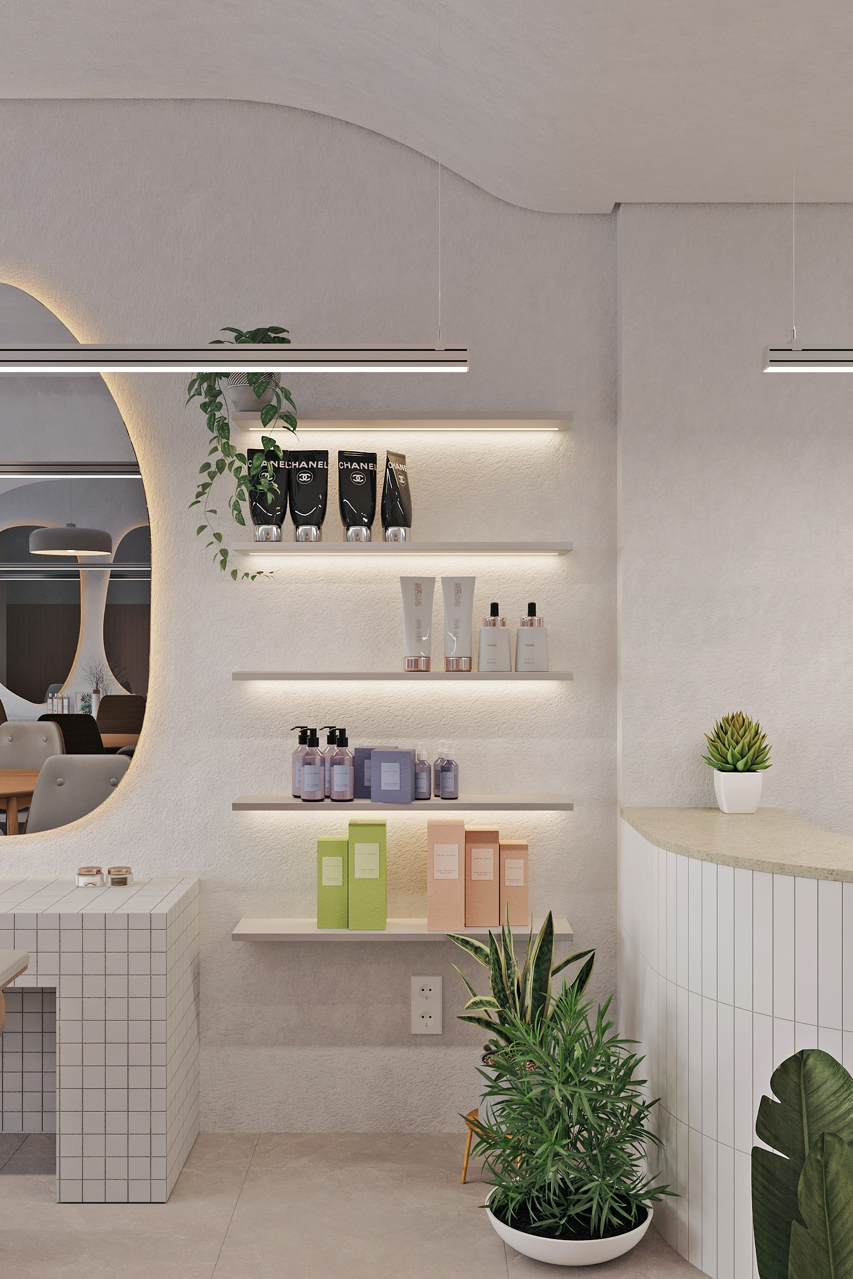 Визуализация салона красоты