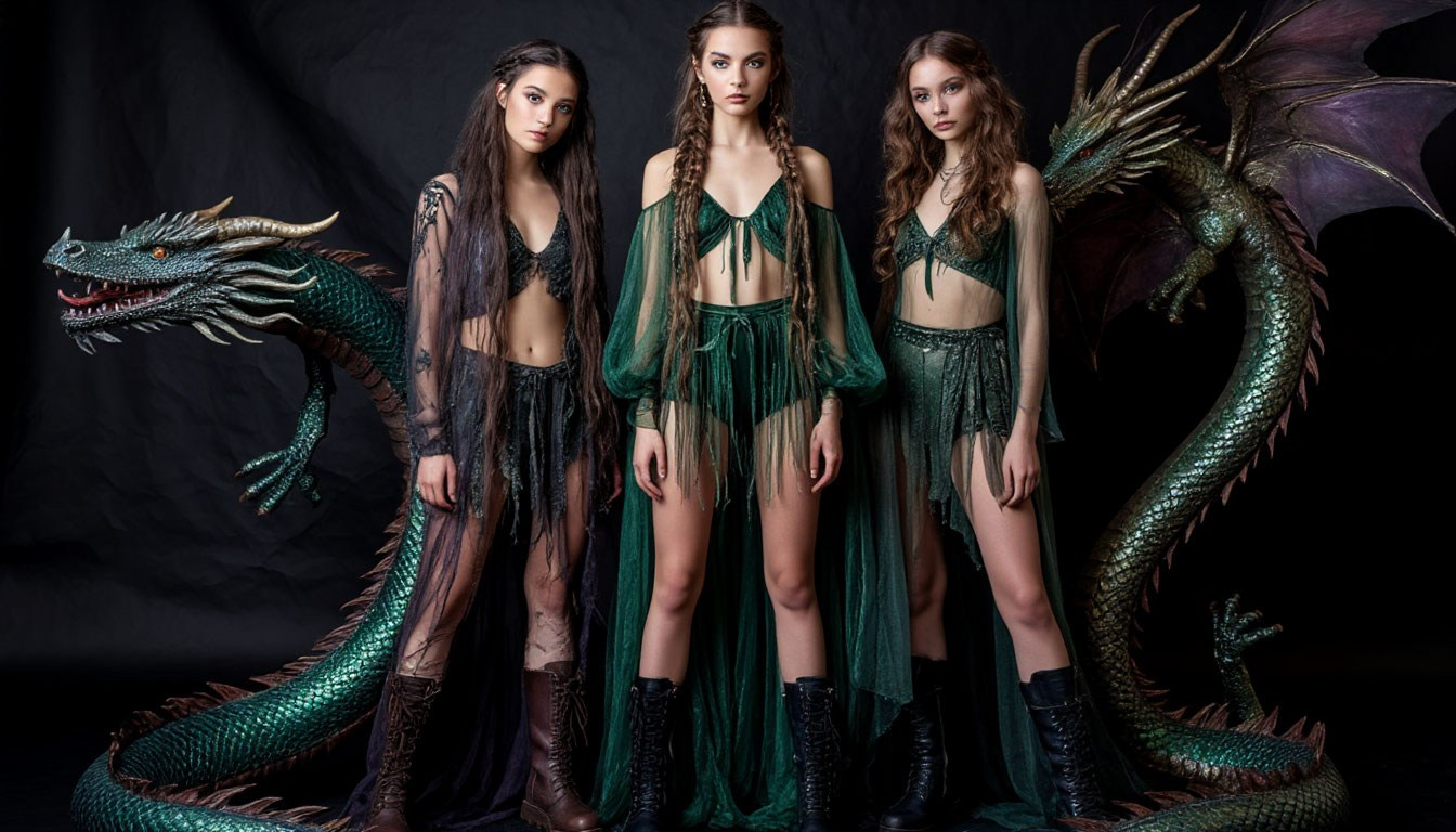 Стили фотосессий для девушек. Фэнтази. Девушки. Потрет.