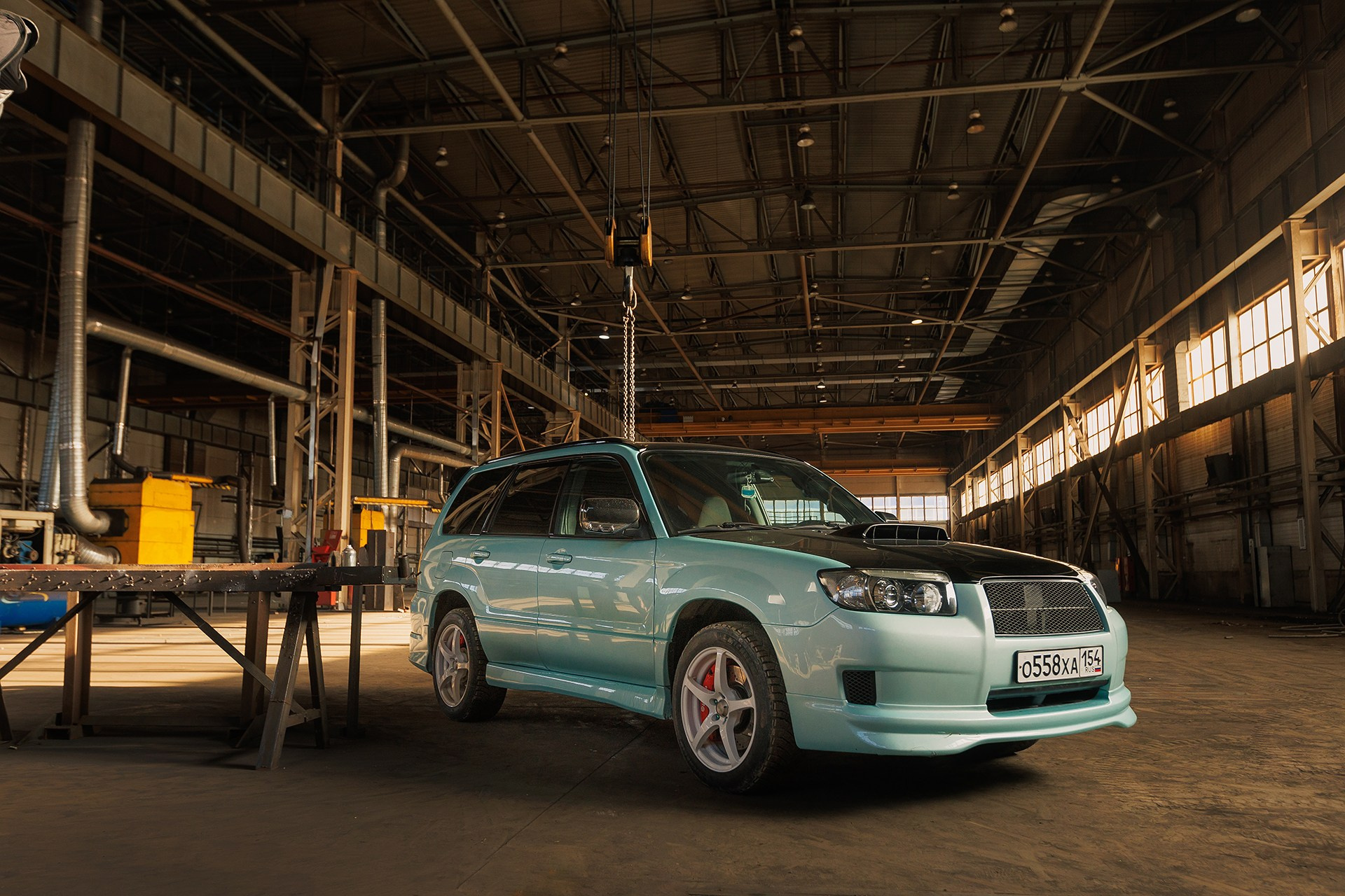 Автомобильная фотосессия subaru forester. Профессиональный фотограф в Новосибирске