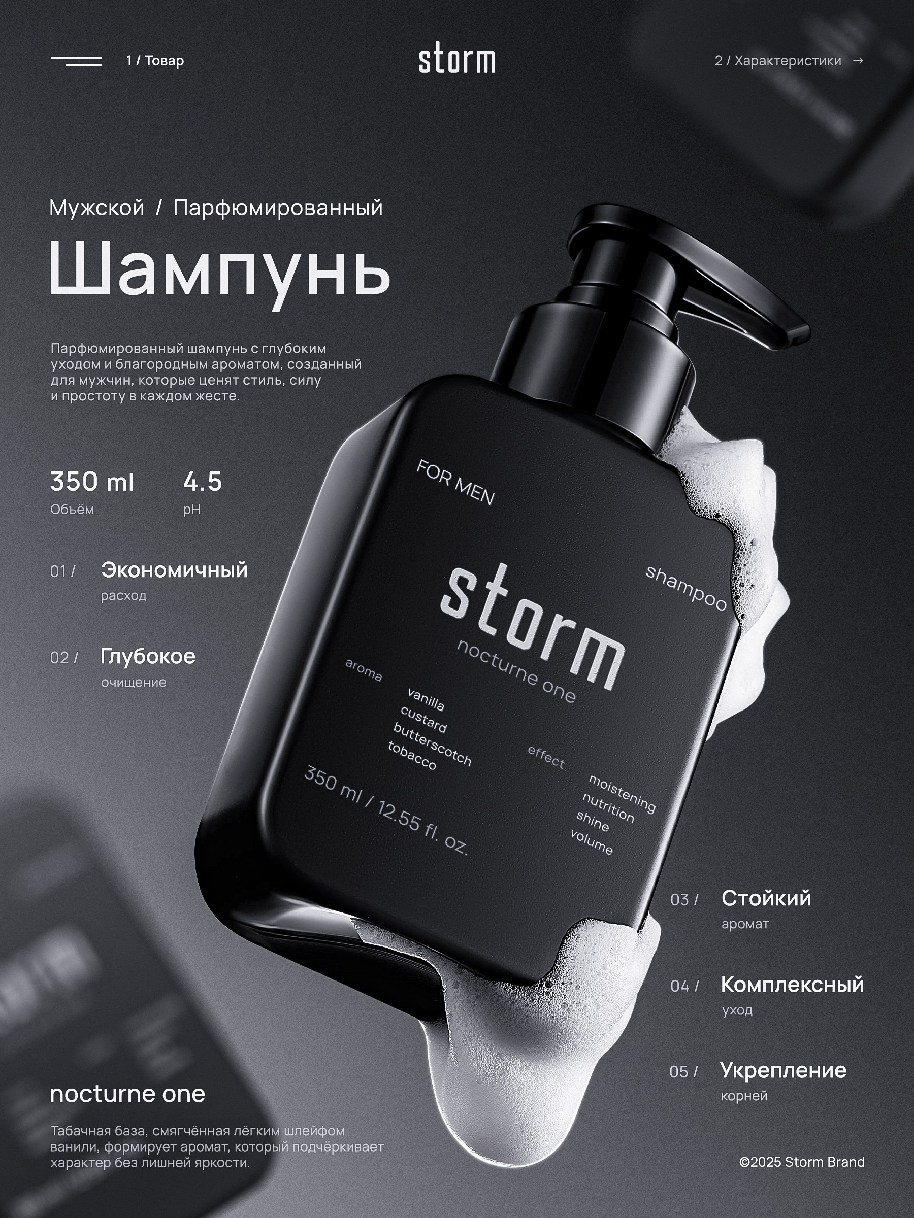 Шампунь мужской