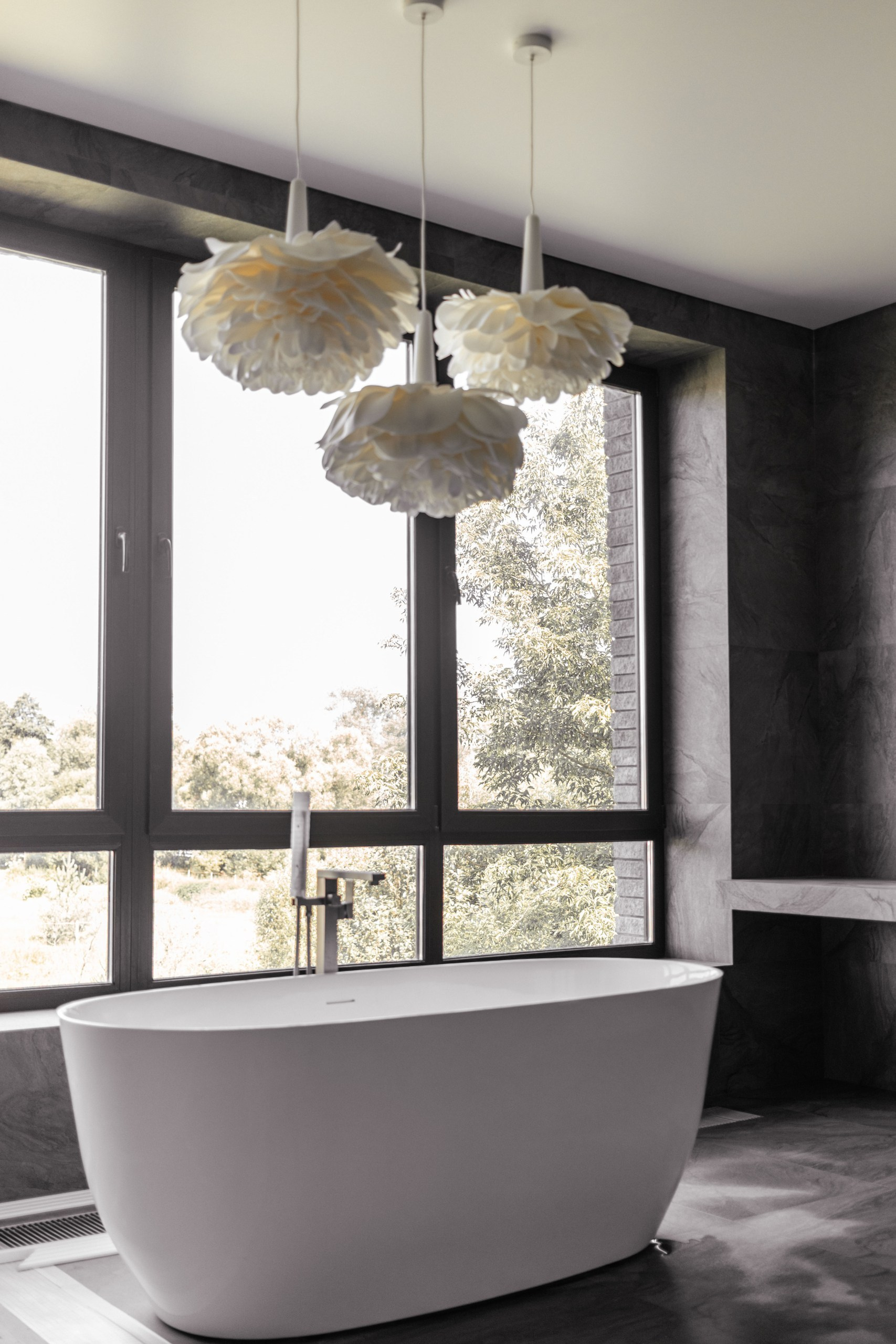 Ванная комната объекта МД-006 в Мещерском. Строительная компания «Милый дом» МД. Москва и Московская область