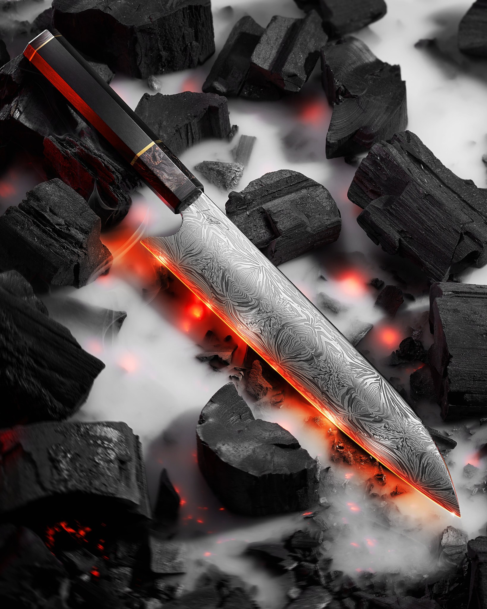 Нож Гюйто на заказ. 🔪 Авторские кухонные ножи Б. Кравченко