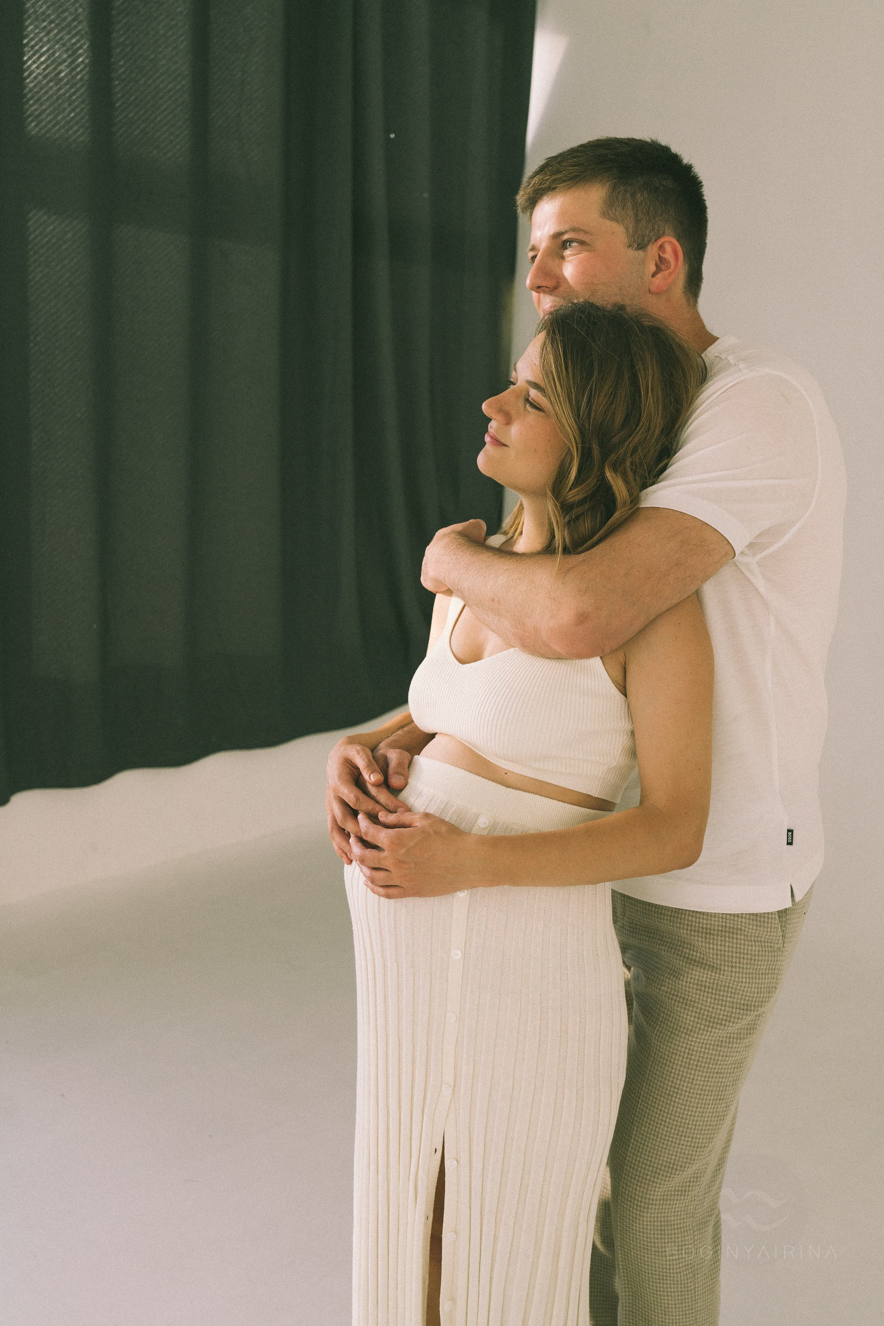 фотосессия беременности с мужем Москва без постановки