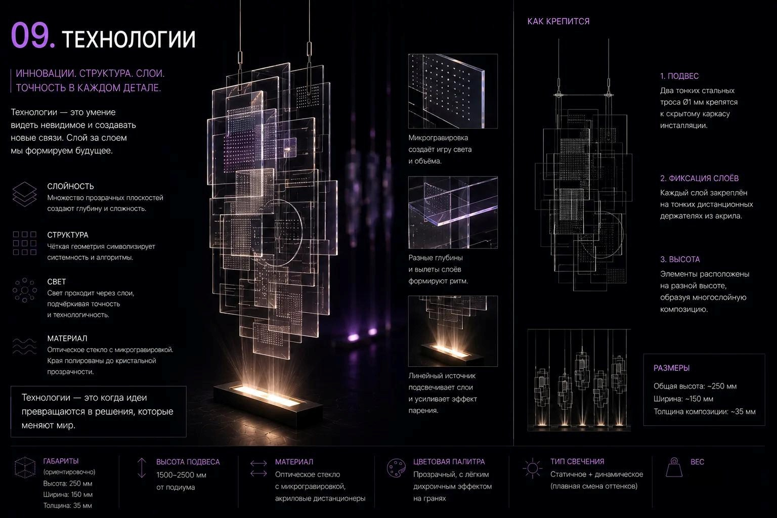 Световая инсталяция. «МАЯК. Созвездие ценностей». SPace F/A