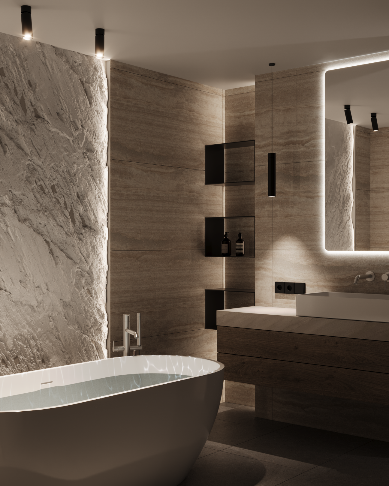 дизайн проект ванной