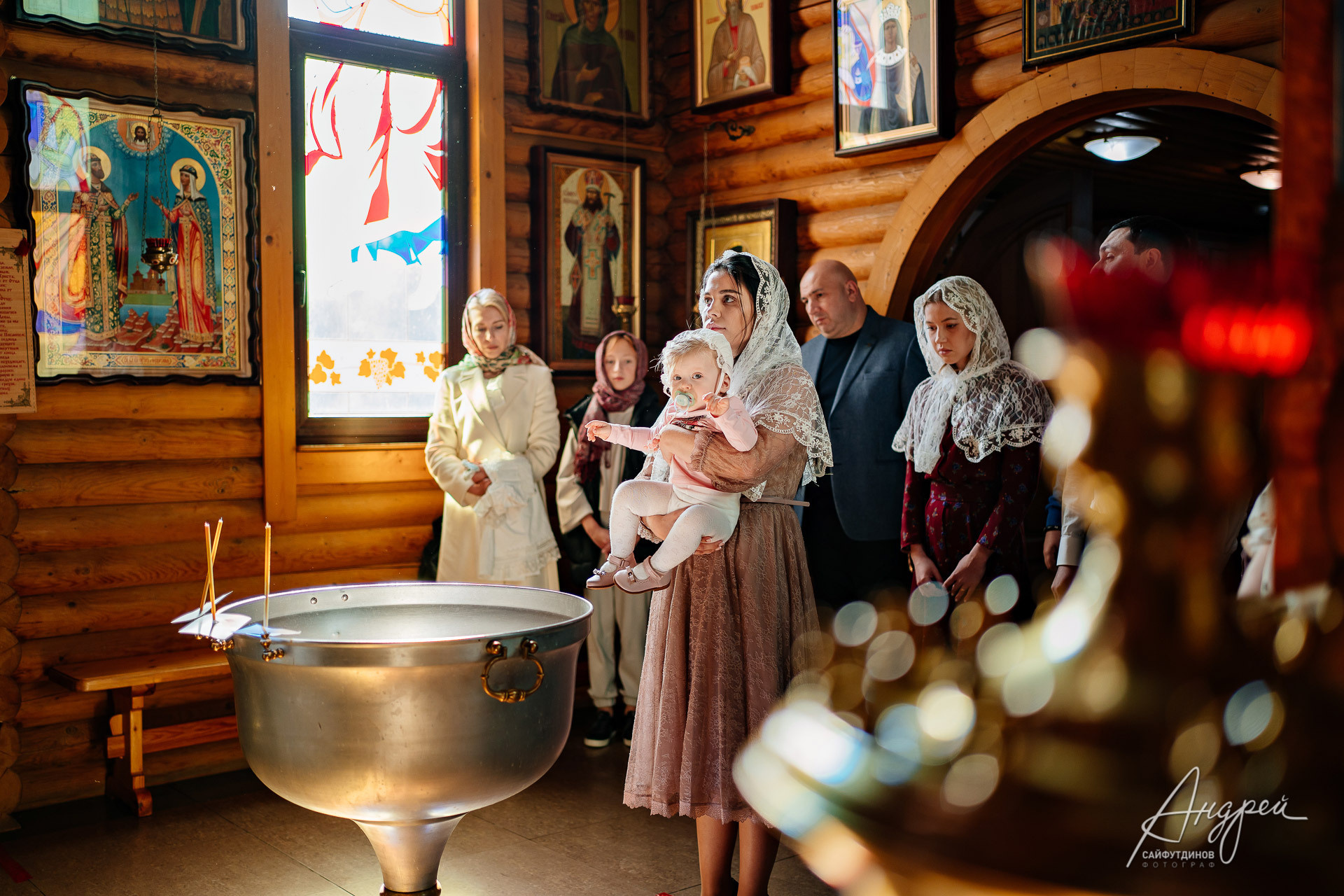 Крещение Софии. Фотограф Андрей Сайфутдинов. Ростов-на-Дону. Свадебный и семейный фотограф в Ростове-на-Дону. Андрей Сайфутдинов