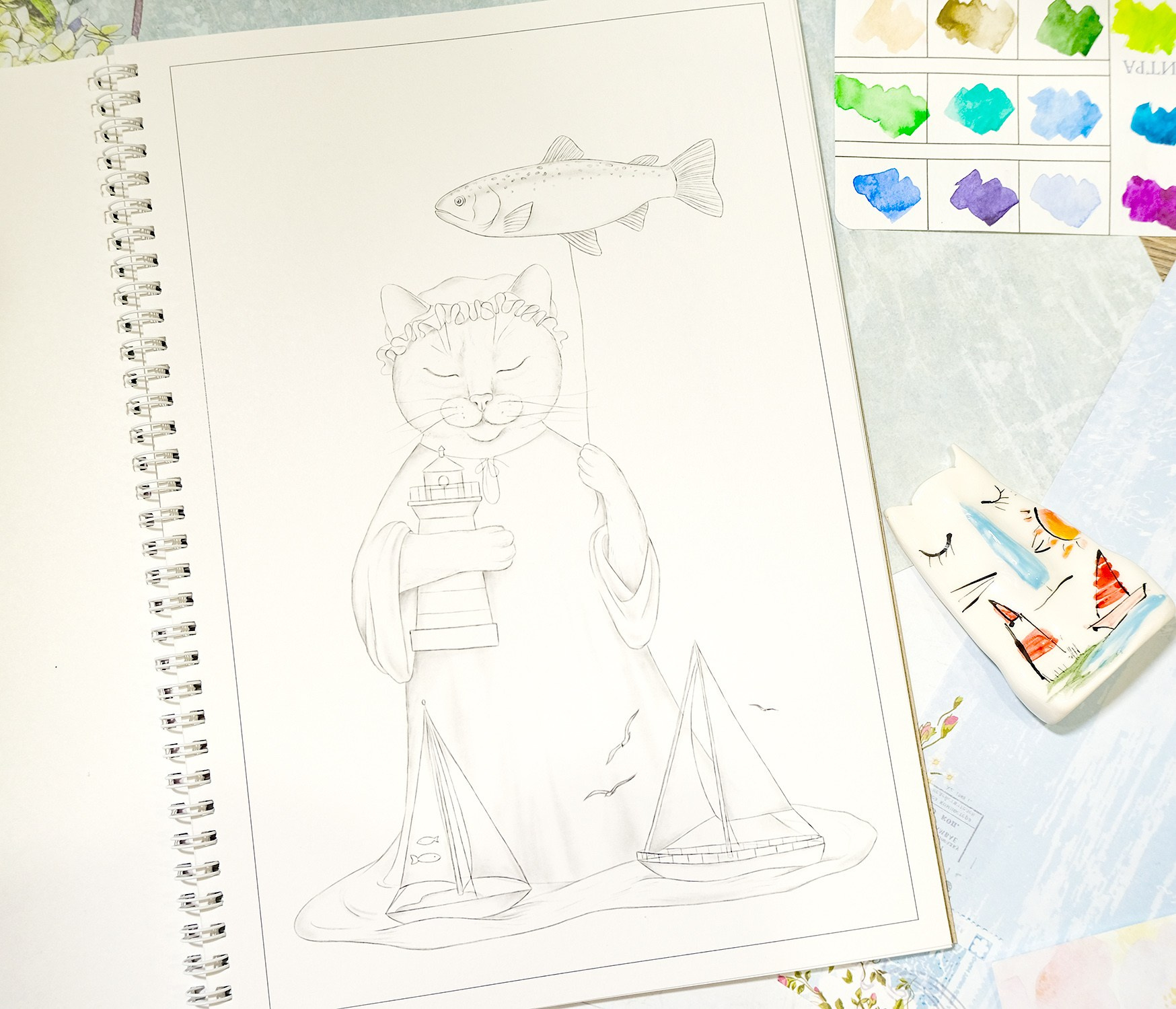 Dreams Авторская раскраска Алёны Лазаревой. Раскраски Алёны Лазаревой