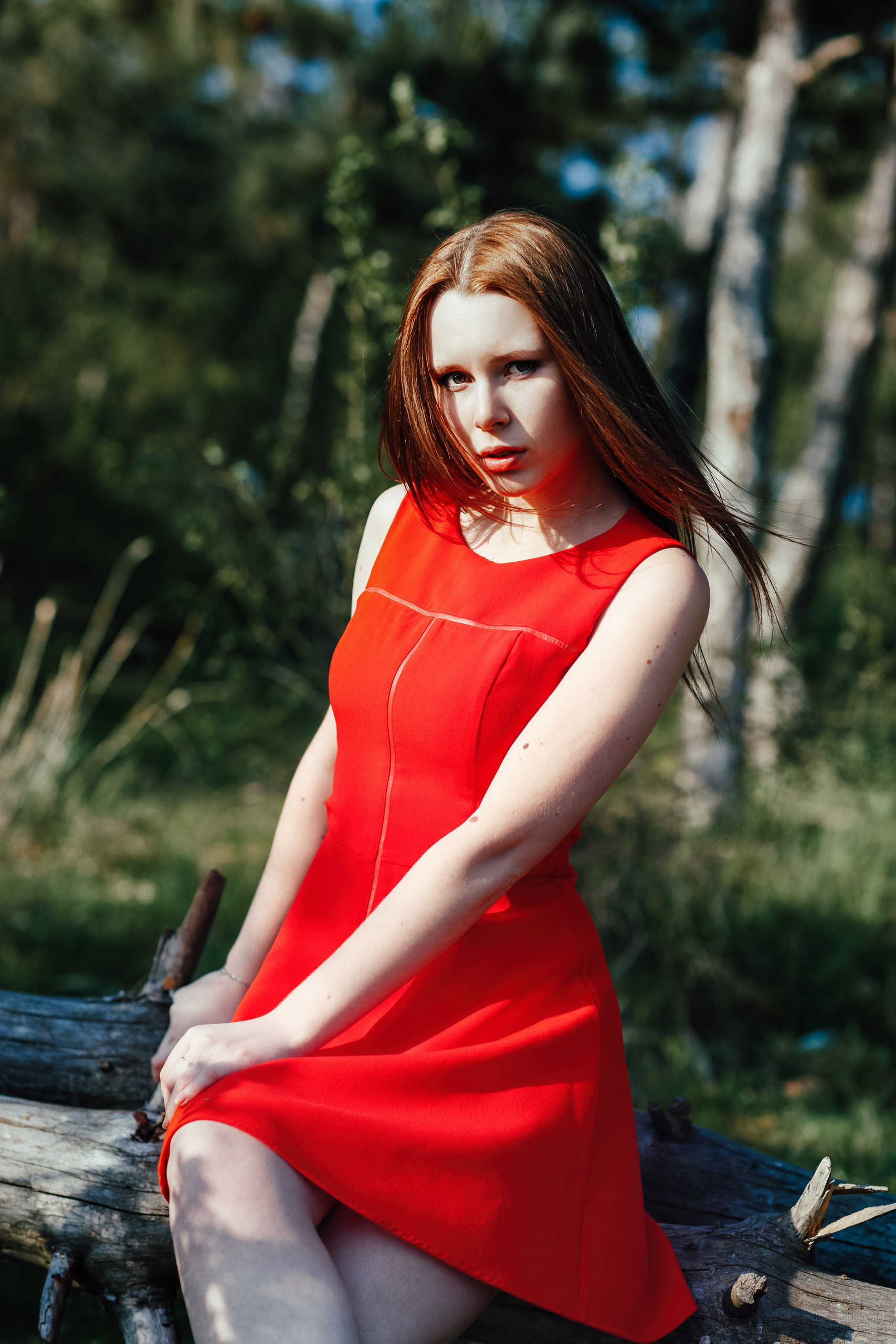 Портретная фотосессия на природе