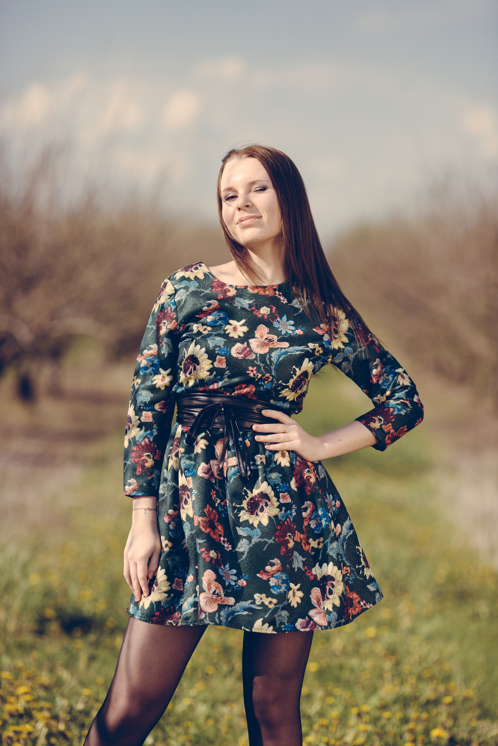 Портретная фотосессия на природе