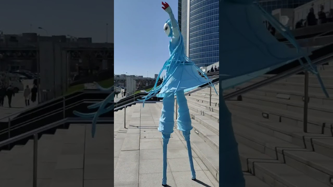 Персонаж Элемент. Мимы и Ходулисты на встречу гостей. Москва