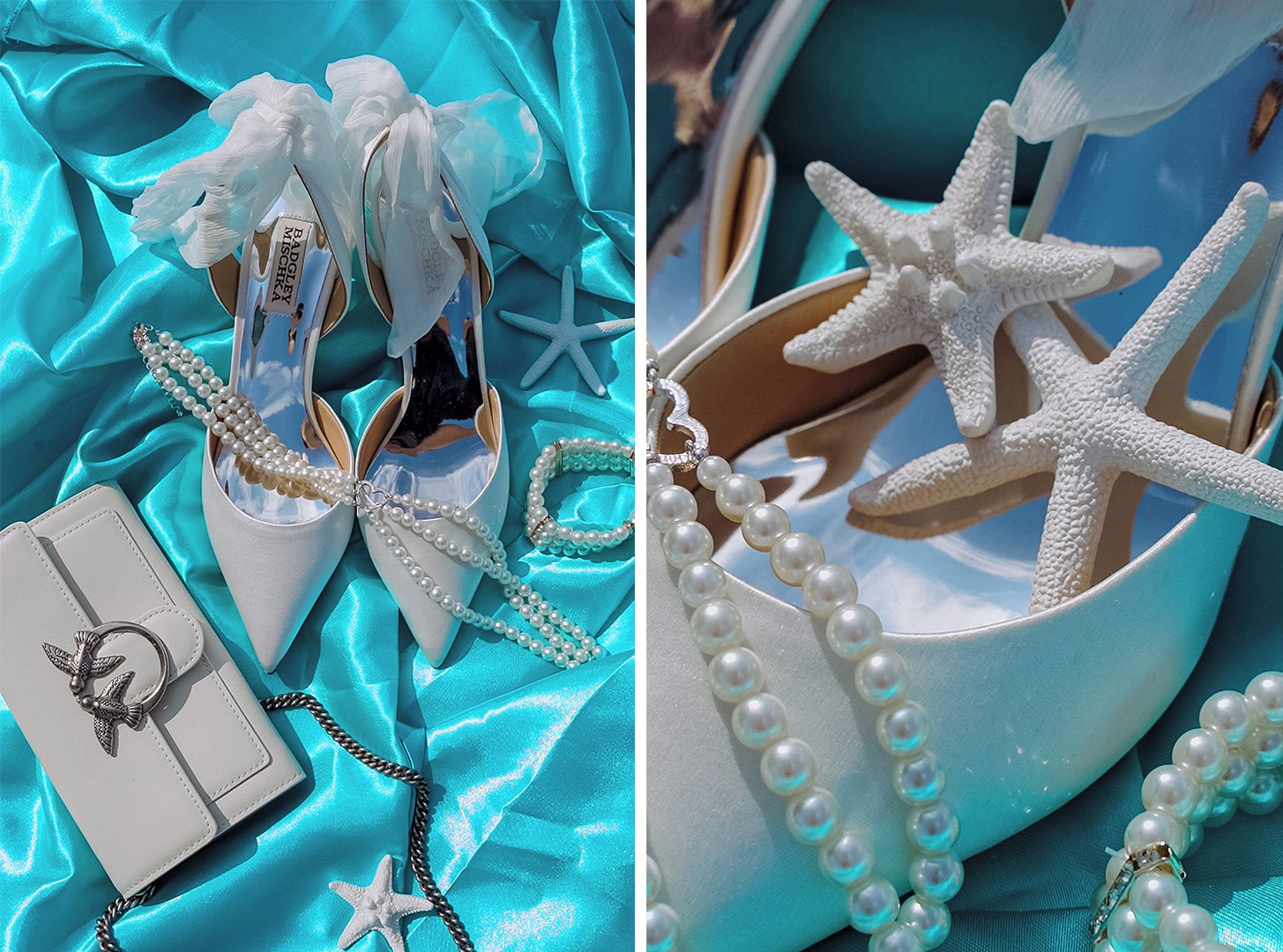 Свадьба цвета тиффани на пляже Абу Даби, видеограф Мария кУлагина