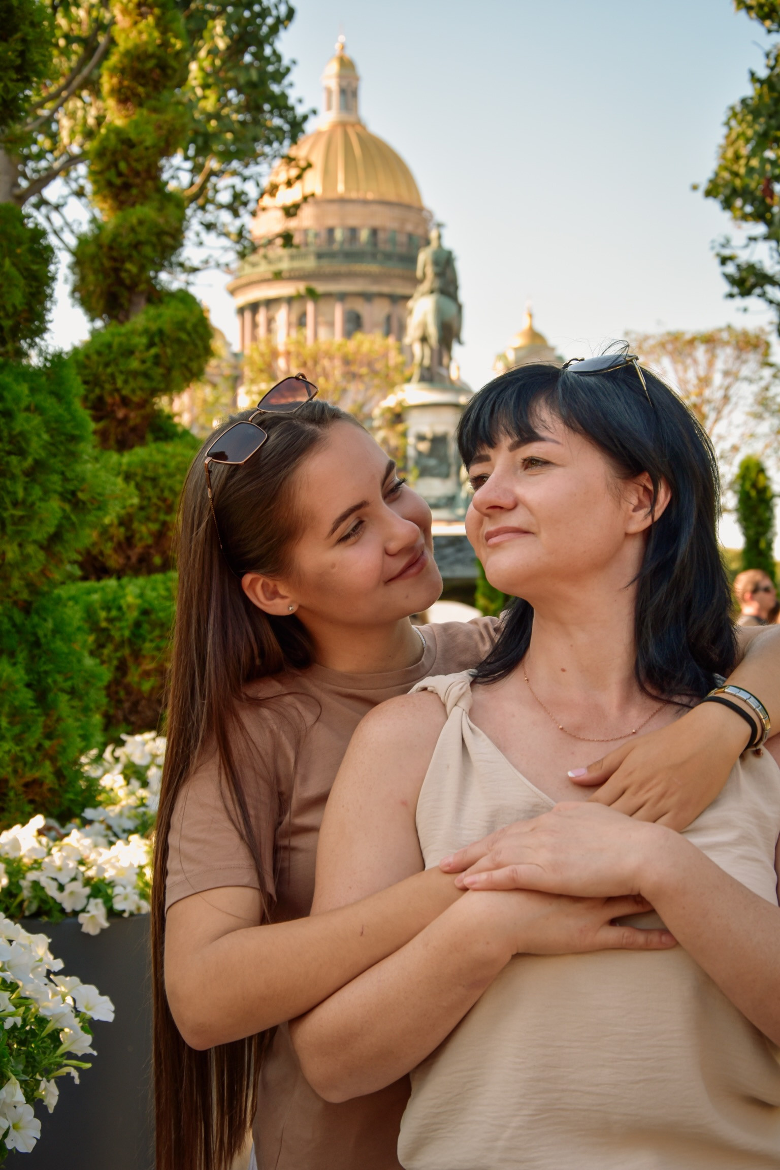 Прогулка с дочкой