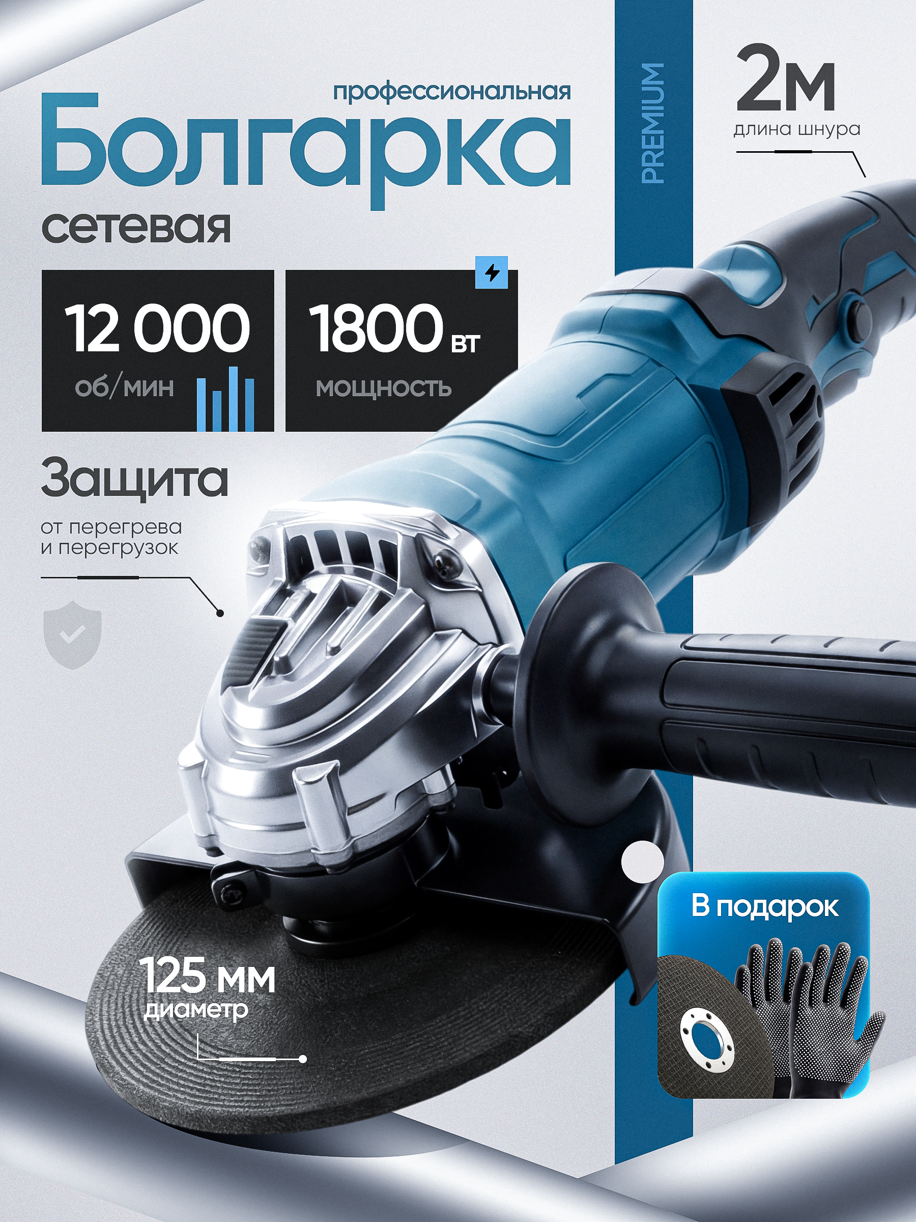 Болгарка сетевая