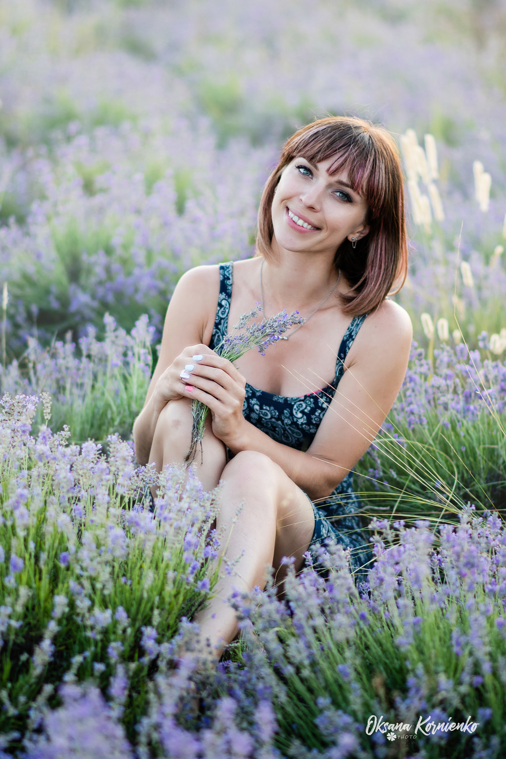 Фотосессия в лаванде. Дарья. Фотограф в Москве, Оксана Ребристая