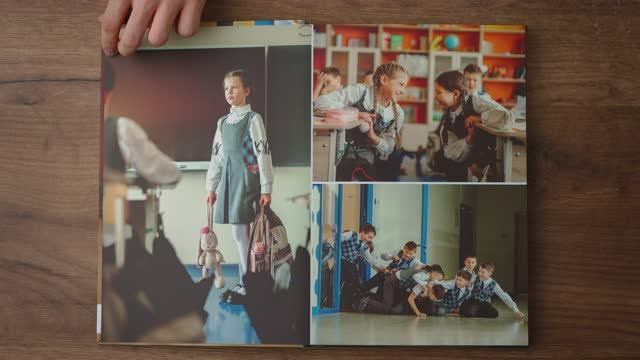 Школьная история (60 страниц). Современные выпускные альбомы. Мы делаем не просто альбомы, а стильные фотокниги