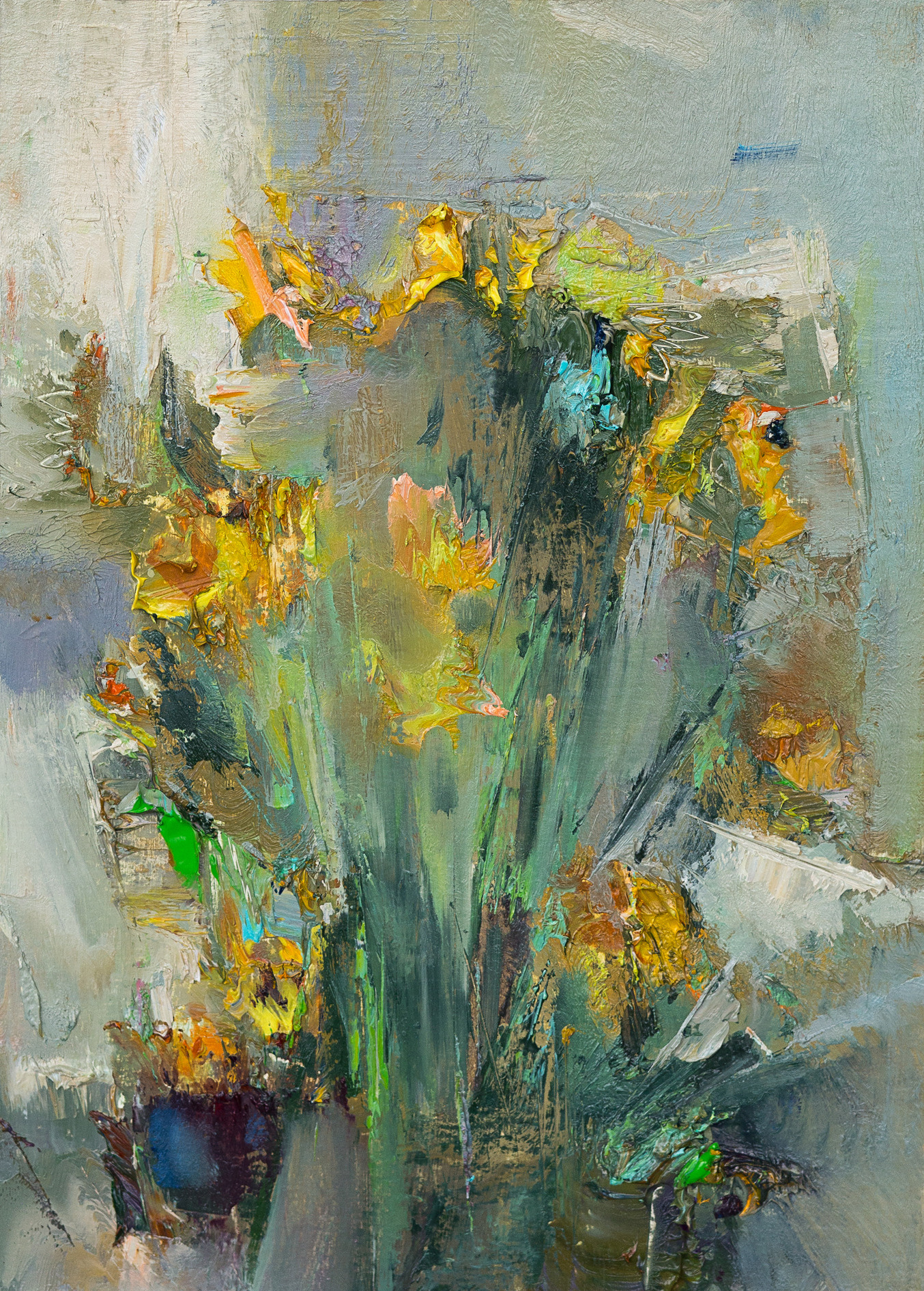 Цветы в корзине