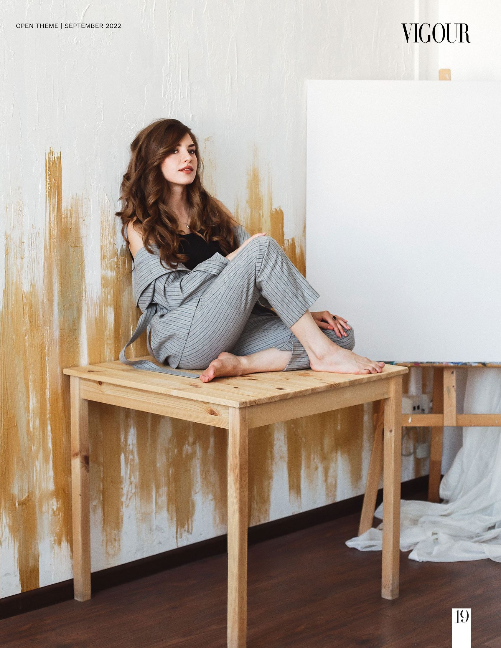 Анна в журнале VIGOUR (Канада)