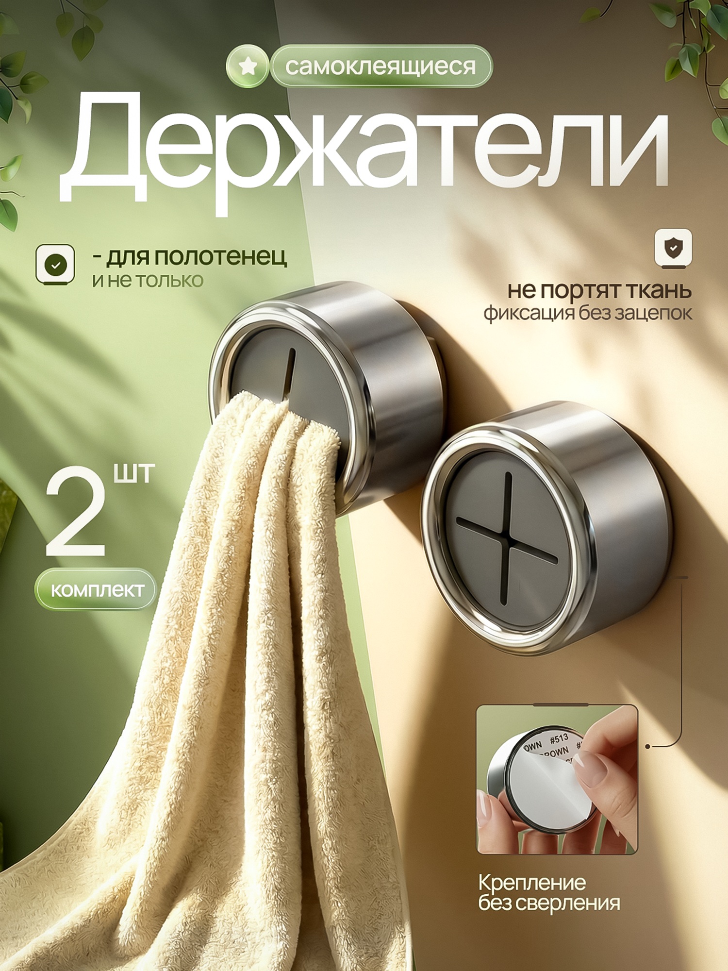 ДЕРЖАТЕЛИ ДЛЯ ПОЛОТЕНЕЦ