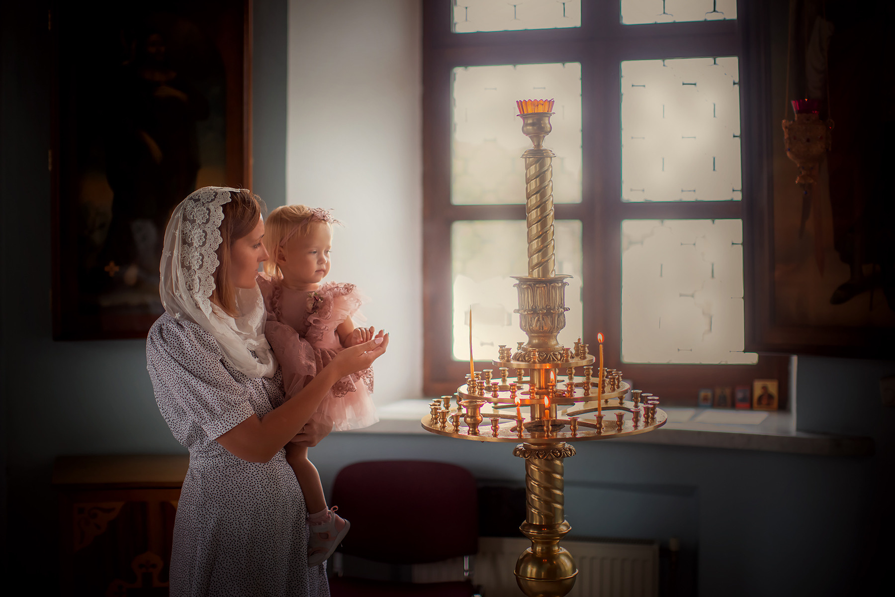 Крещение. Детский и семейный фотограф Зоя Павкина