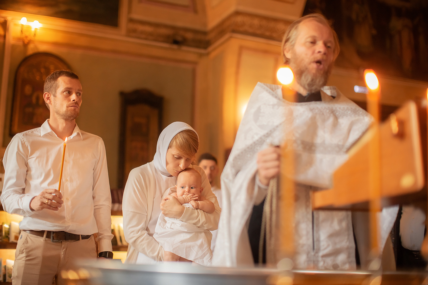 Крещение. Детский и семейный фотограф Зоя Павкина