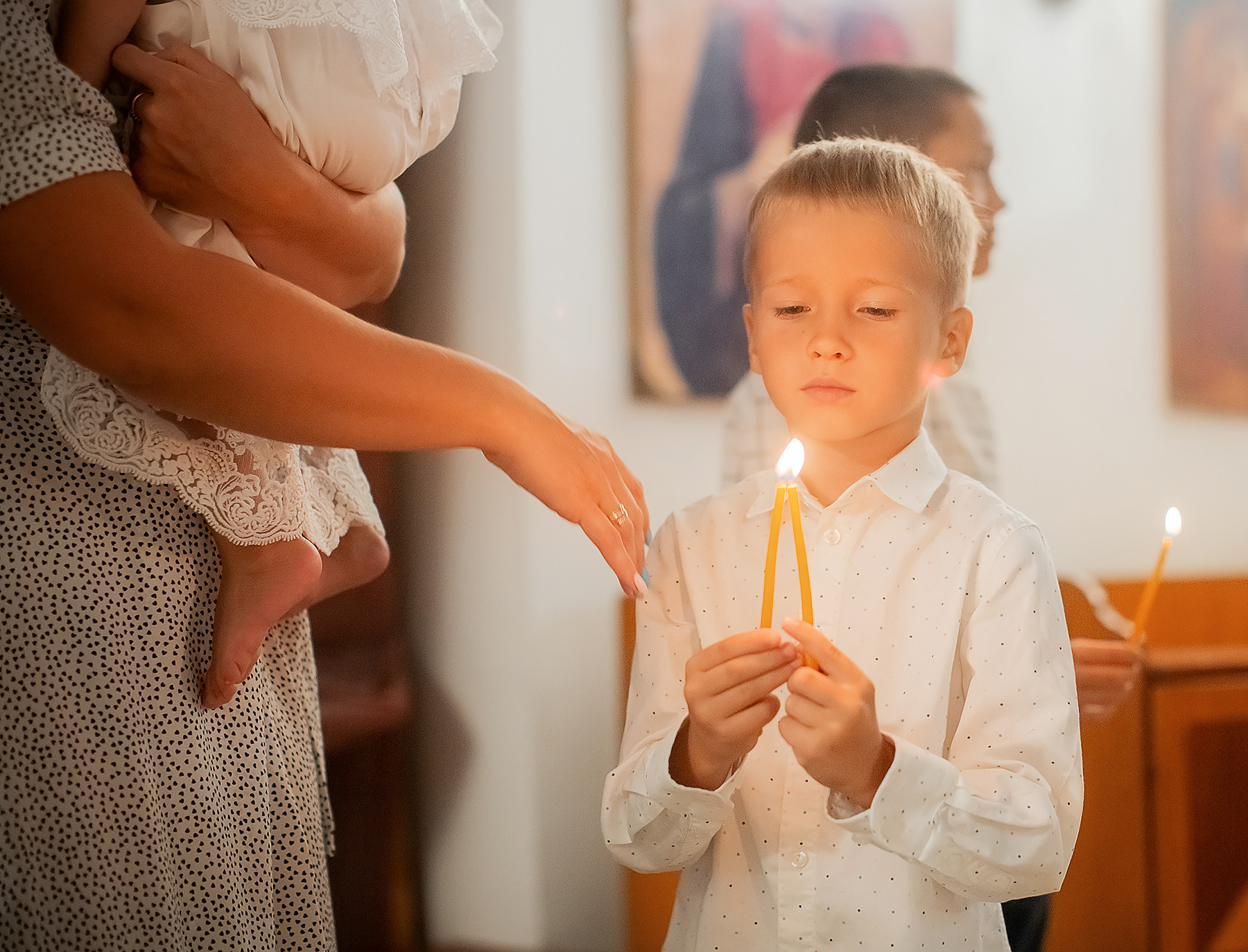 Крещение. Детский и семейный фотограф Зоя Павкина