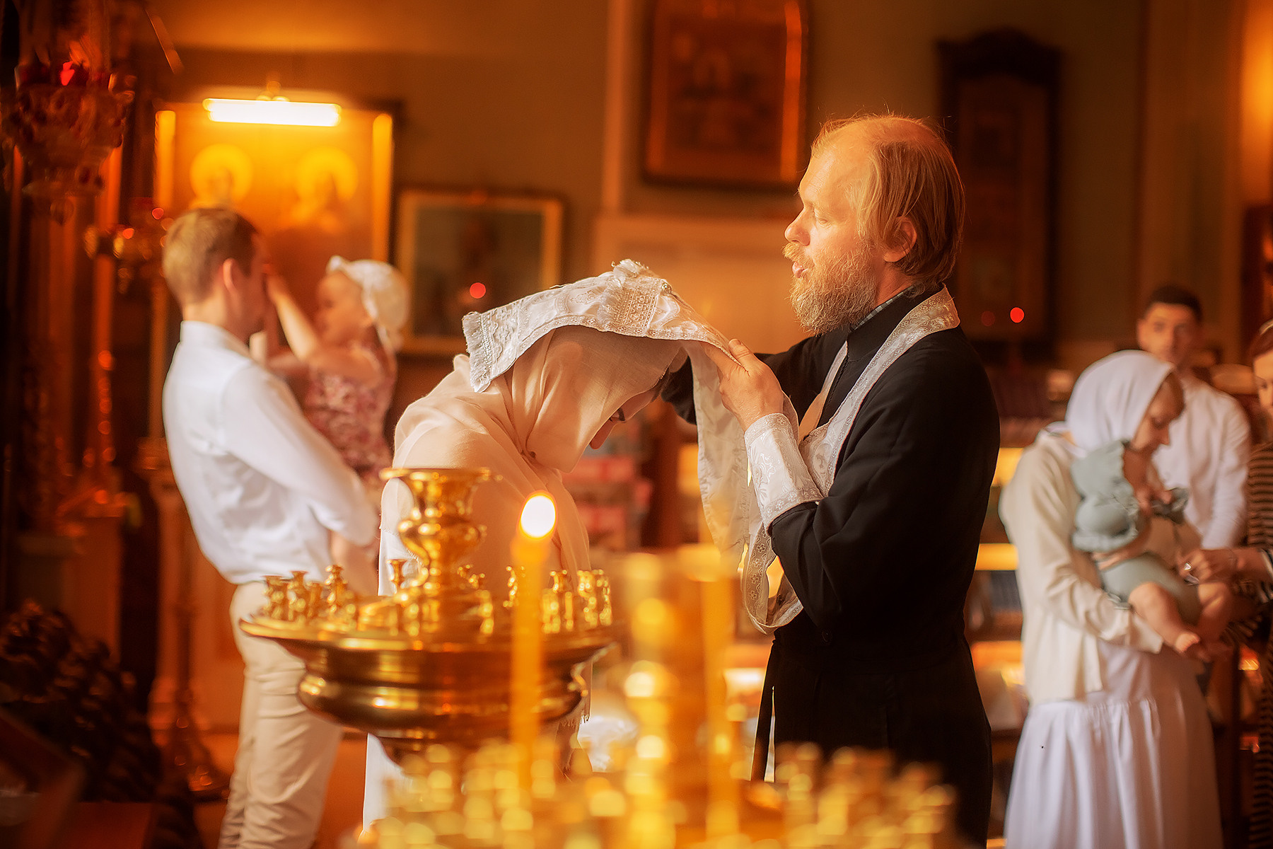 Крещение. Детский и семейный фотограф Зоя Павкина