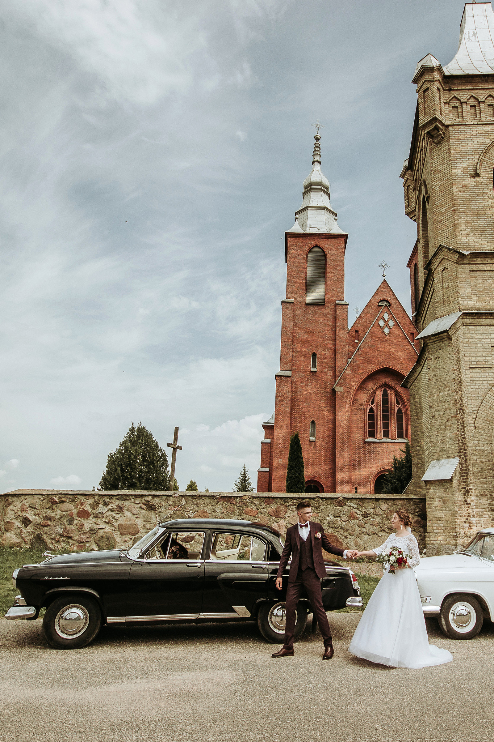 Retro samochód na ślub