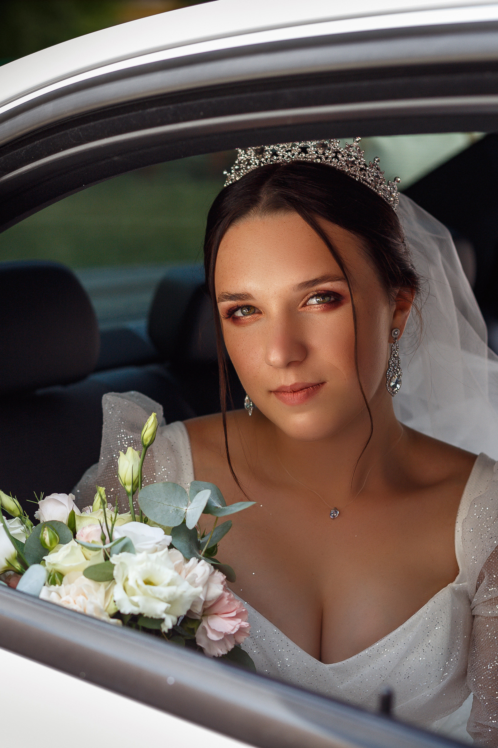 Невеста и букет