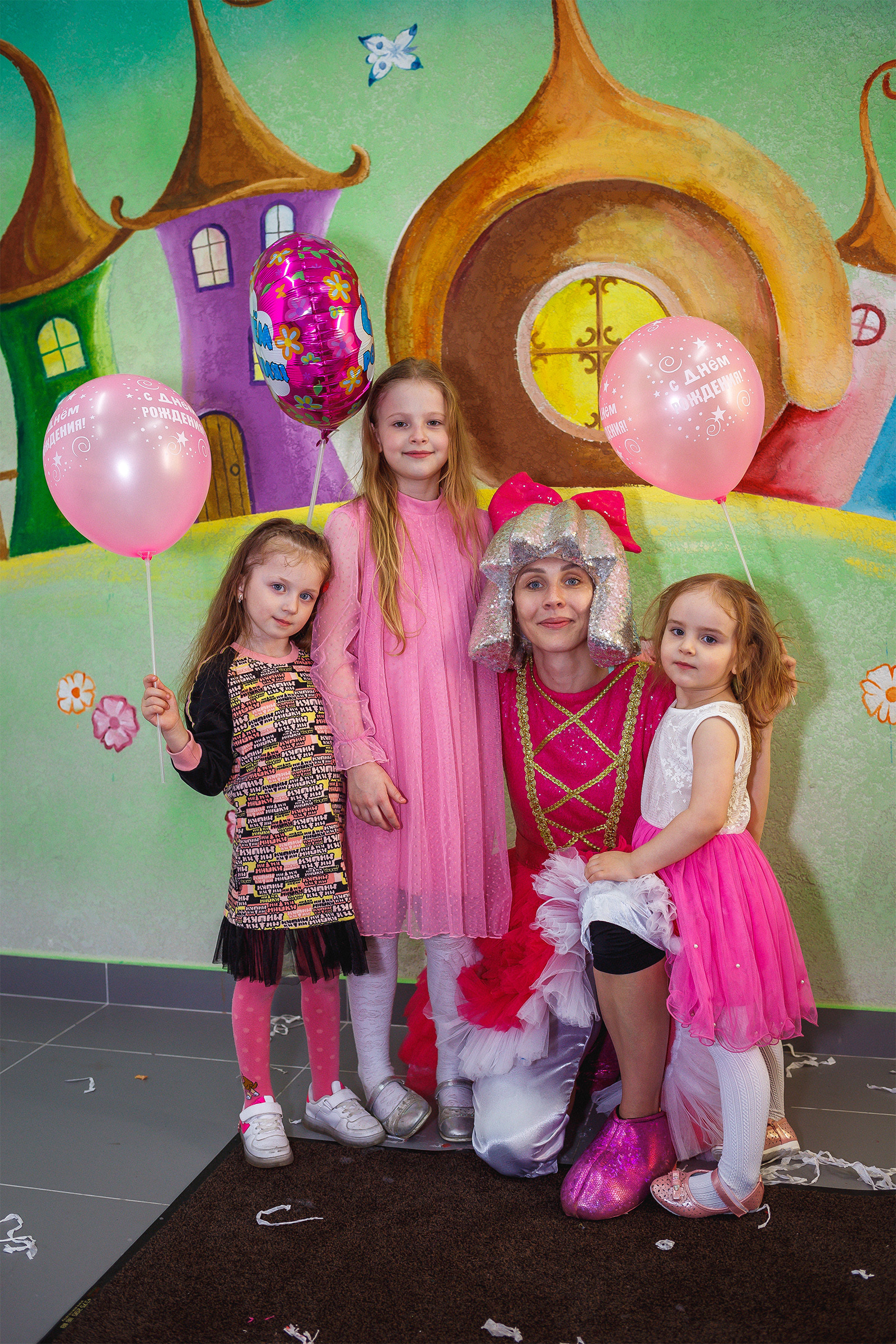 Grupowy Portret Szczęśliwych Dzieci