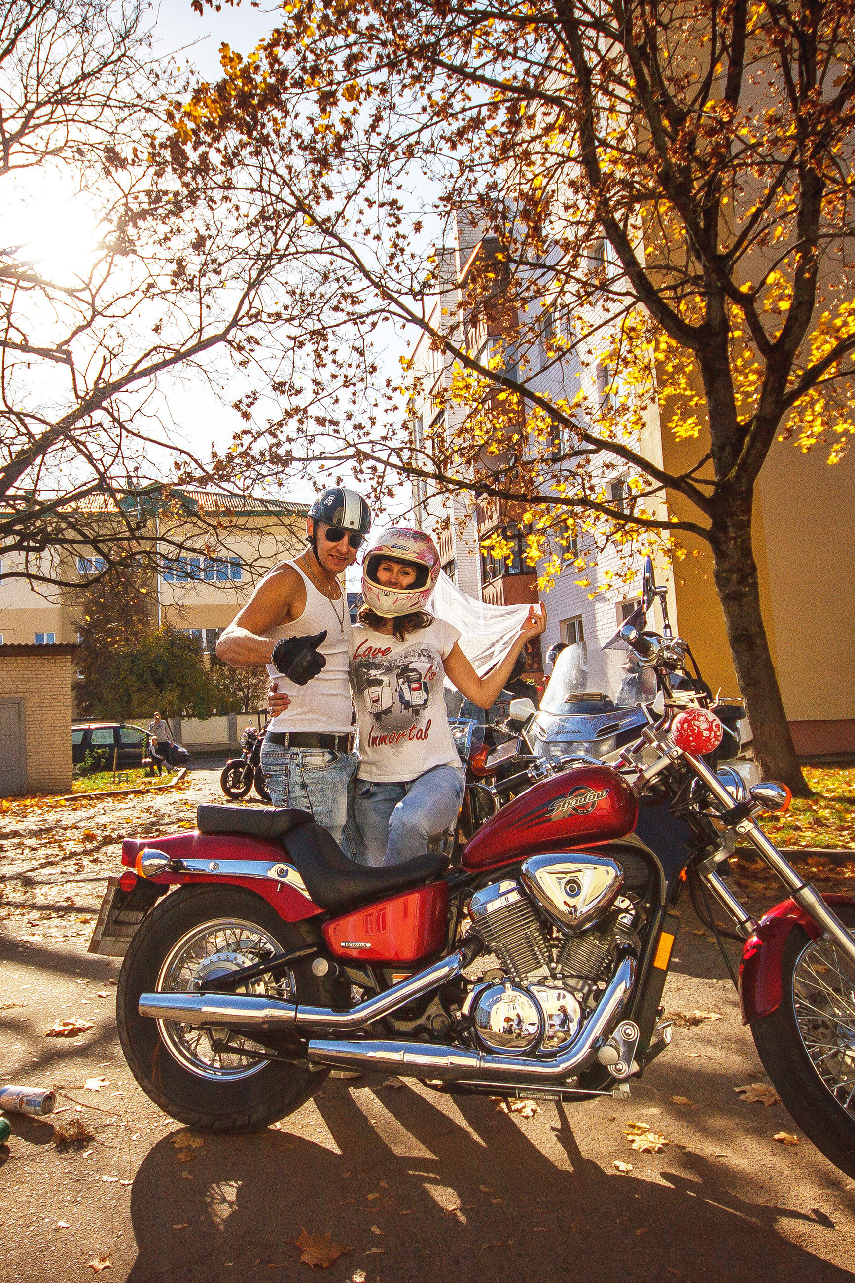 Осенняя байкерская история