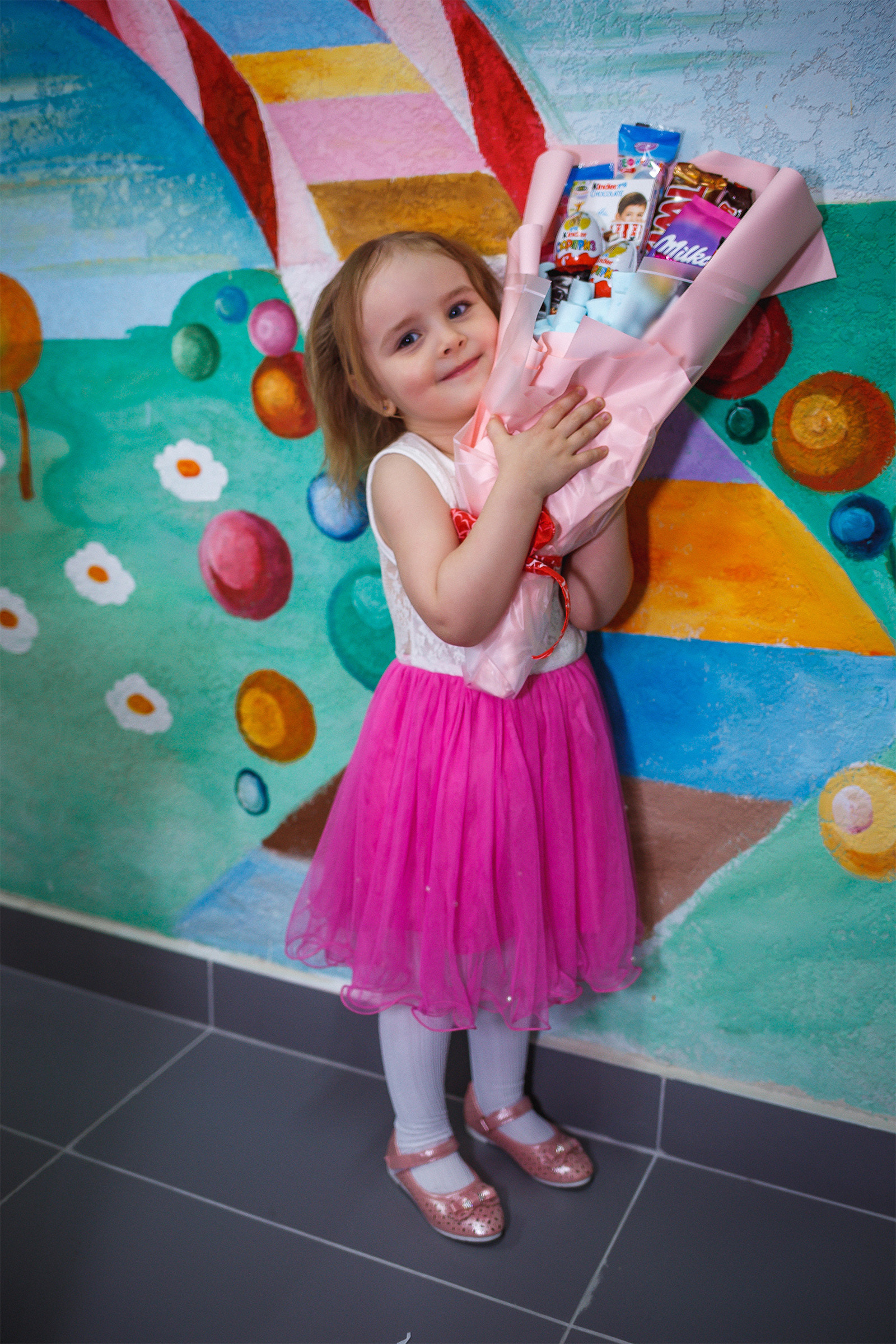 Сладкий букет ручной работы