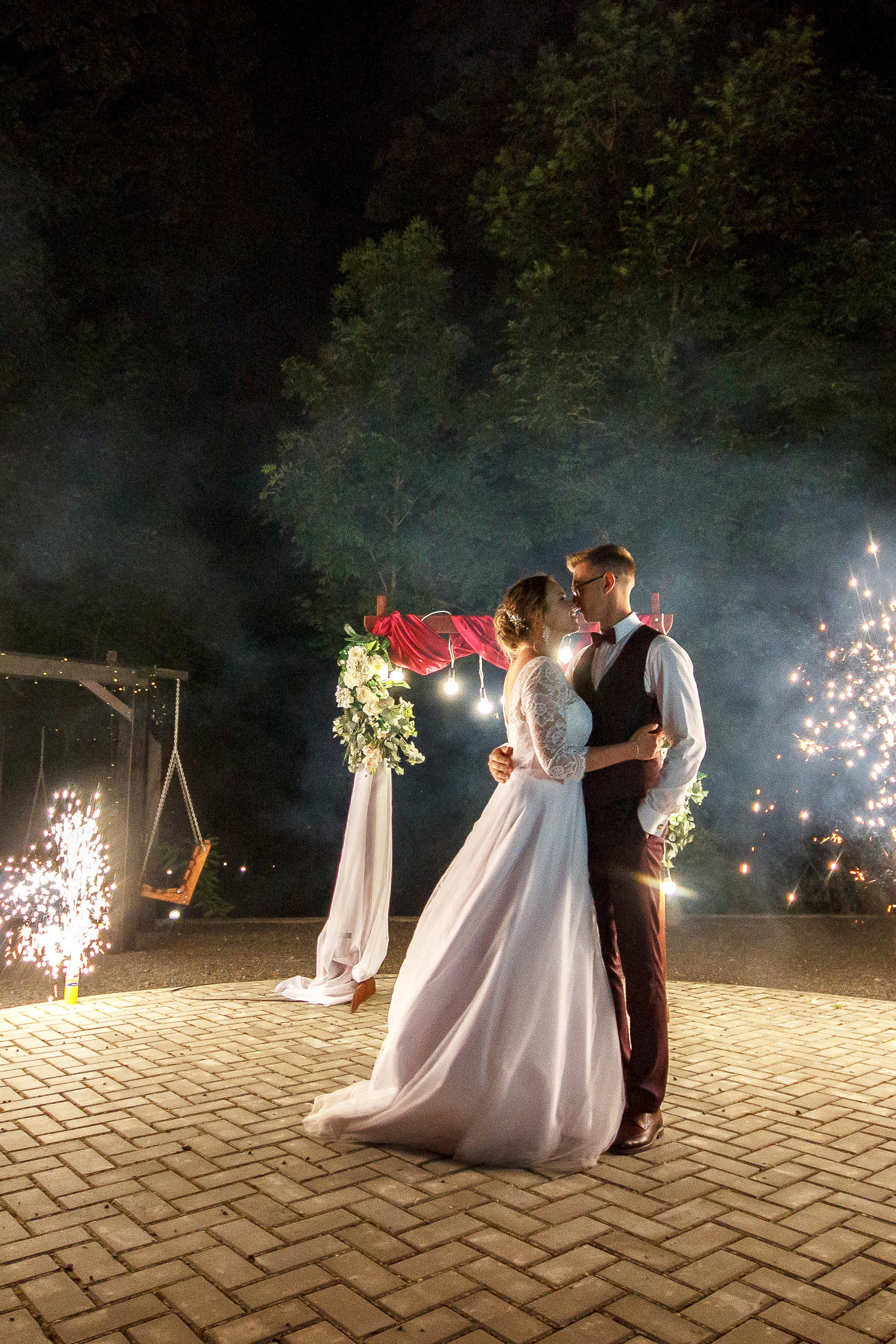 Fajerwerki na wesele