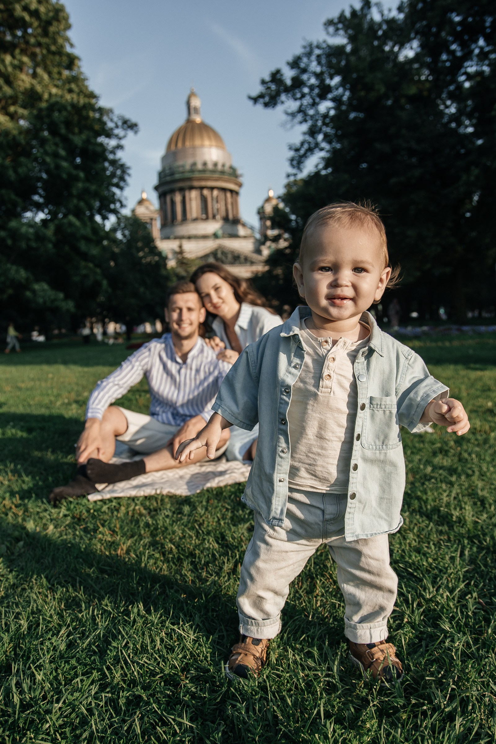 Полина, Артём и Лёва❤️. Фотограф в Санкт-Петербурге Аня Григорьева ♡