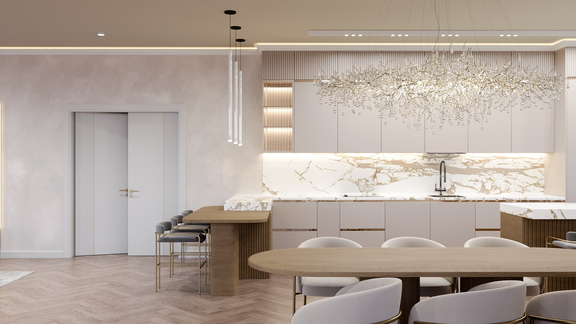 Кухня, кухня-гостиная. Главная