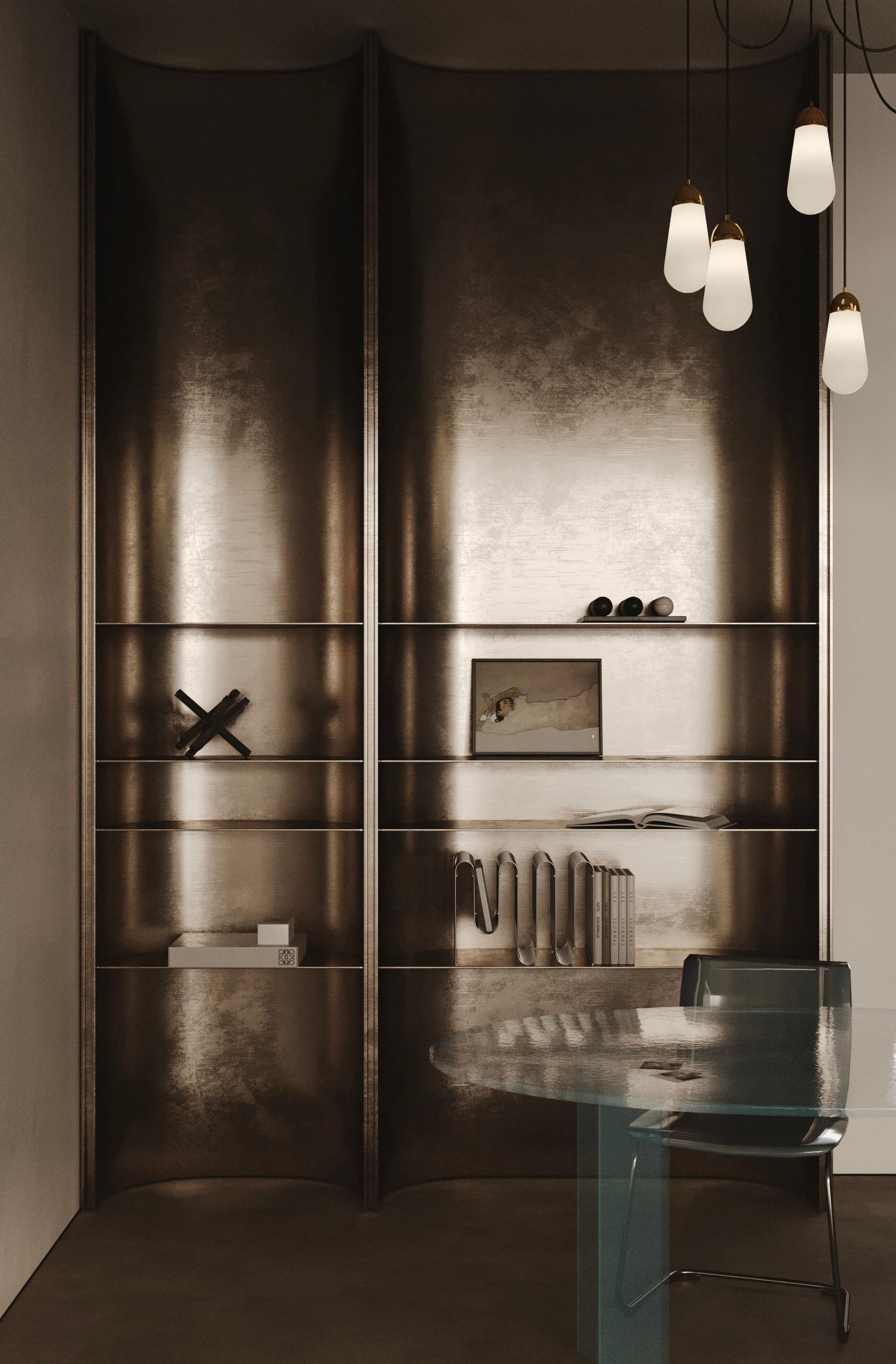 Exhibition space project, Moscow. Cg artist Shchapov Dmitry